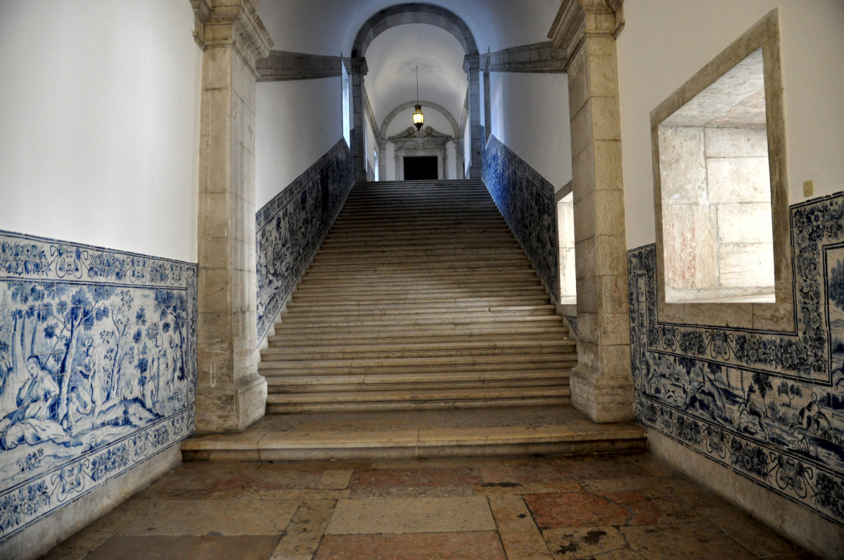 Azulejos all'interno della chiesa di S. Vicente de Fora