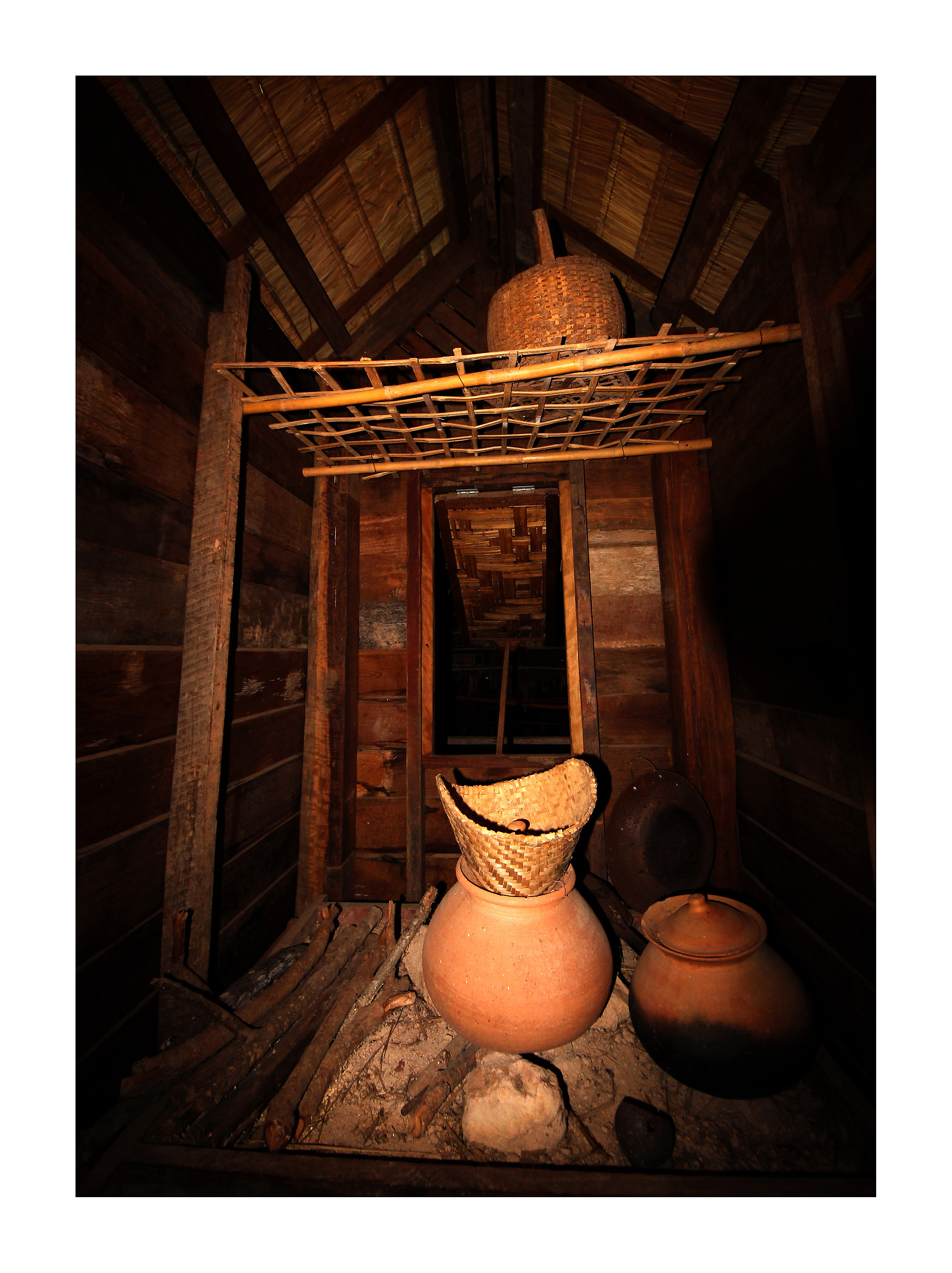 inside of a fisherman's hut