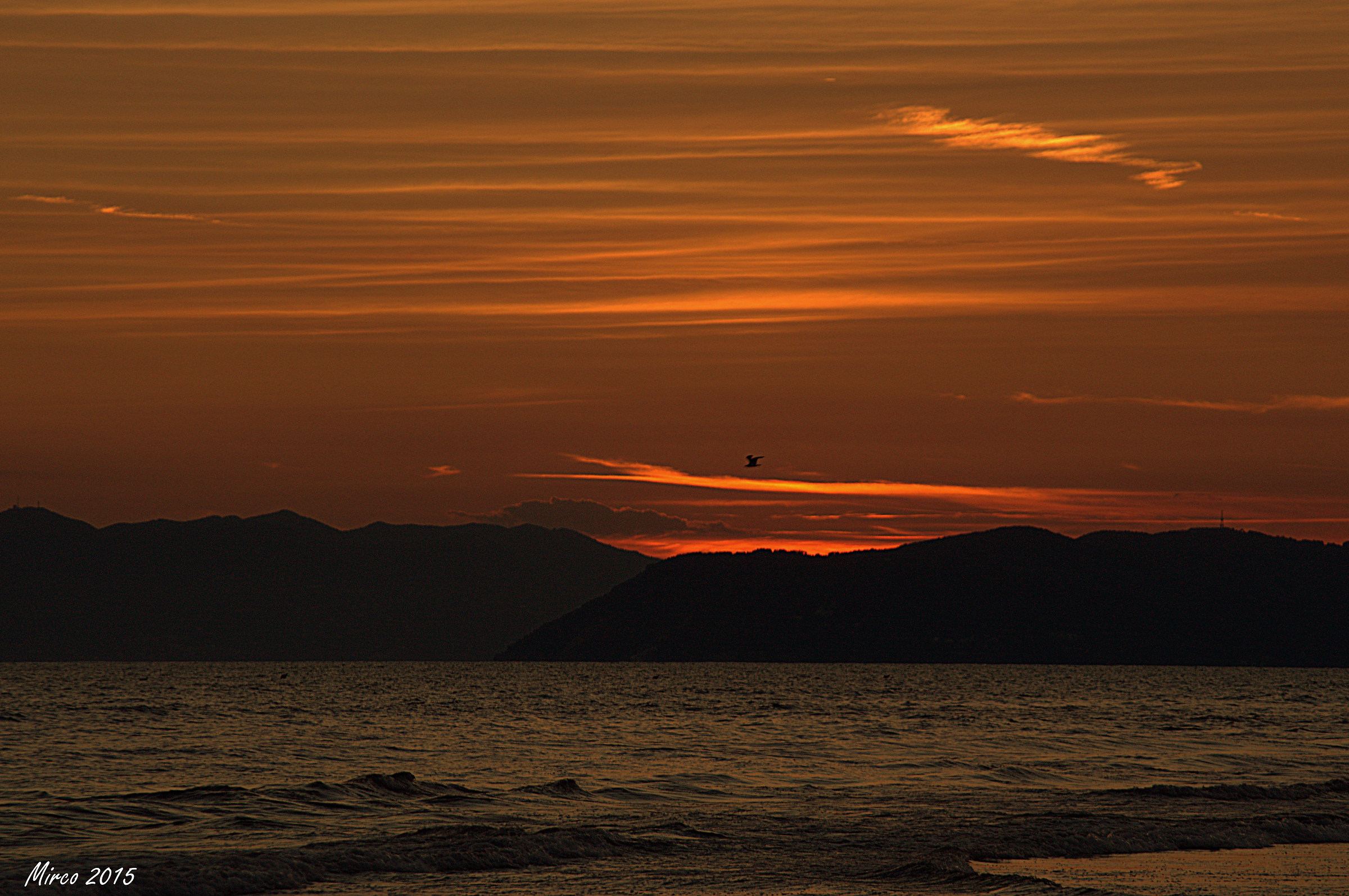 Volare al trmonto...