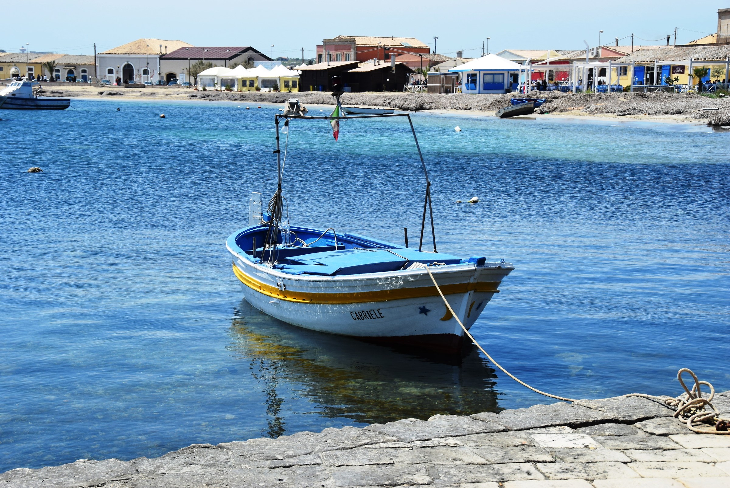 ... boat harbor of Marzamemi (sr)
