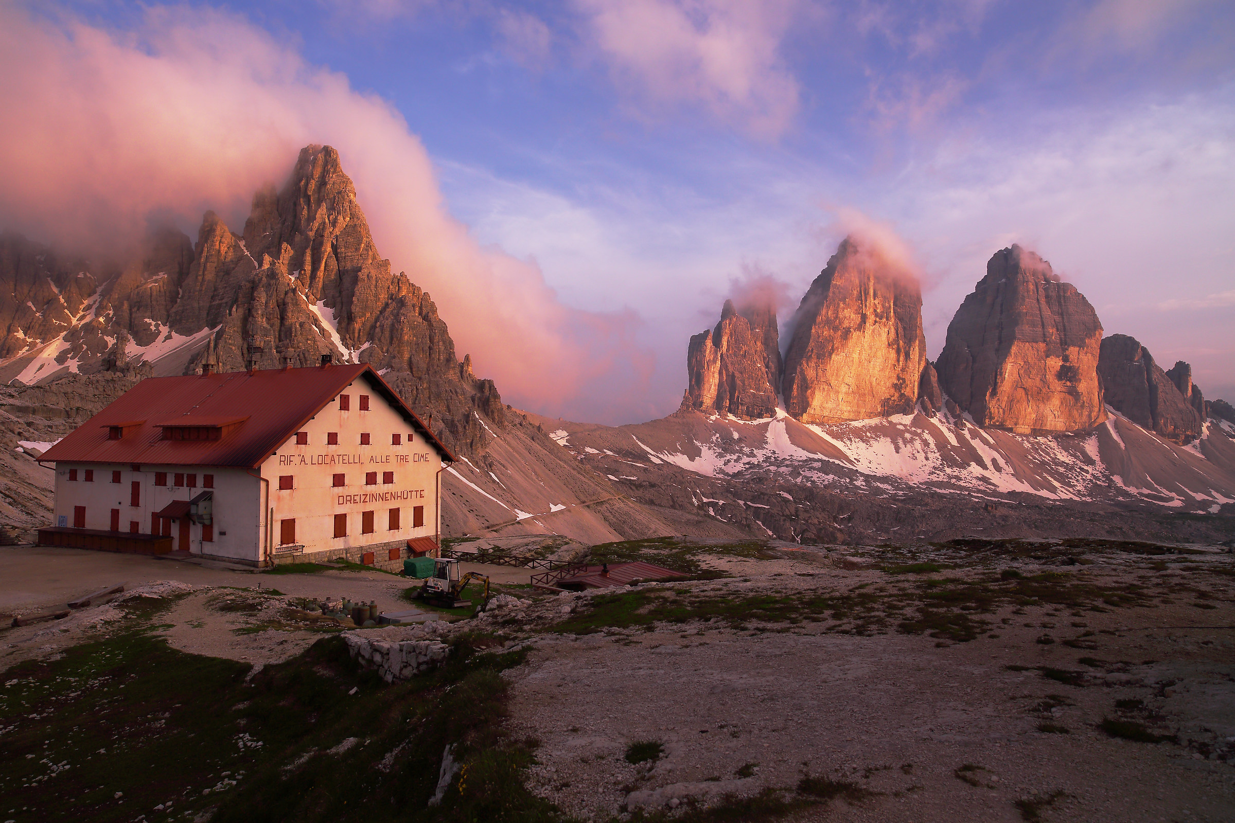 Three peaks of Lavaredo