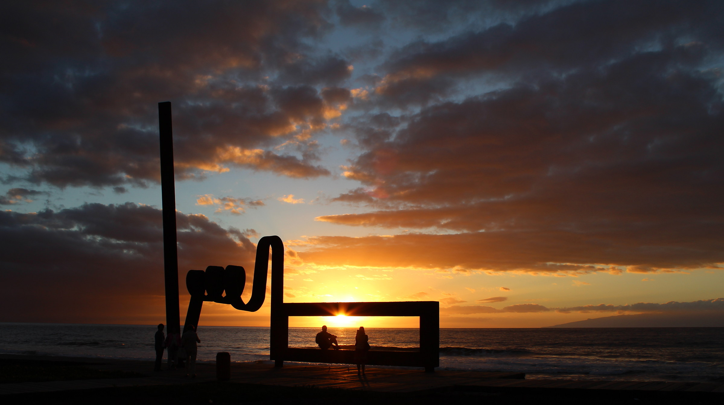 Tenerife-tramonto dalla finestra