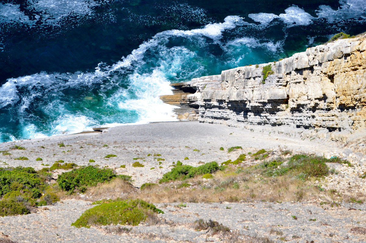 Strapiombo a Capo Espichel.