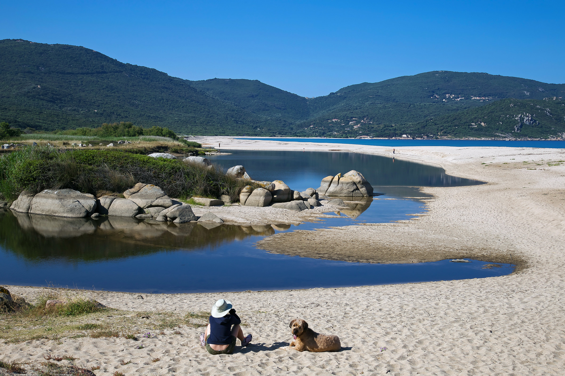 una spiaggia bellissima...