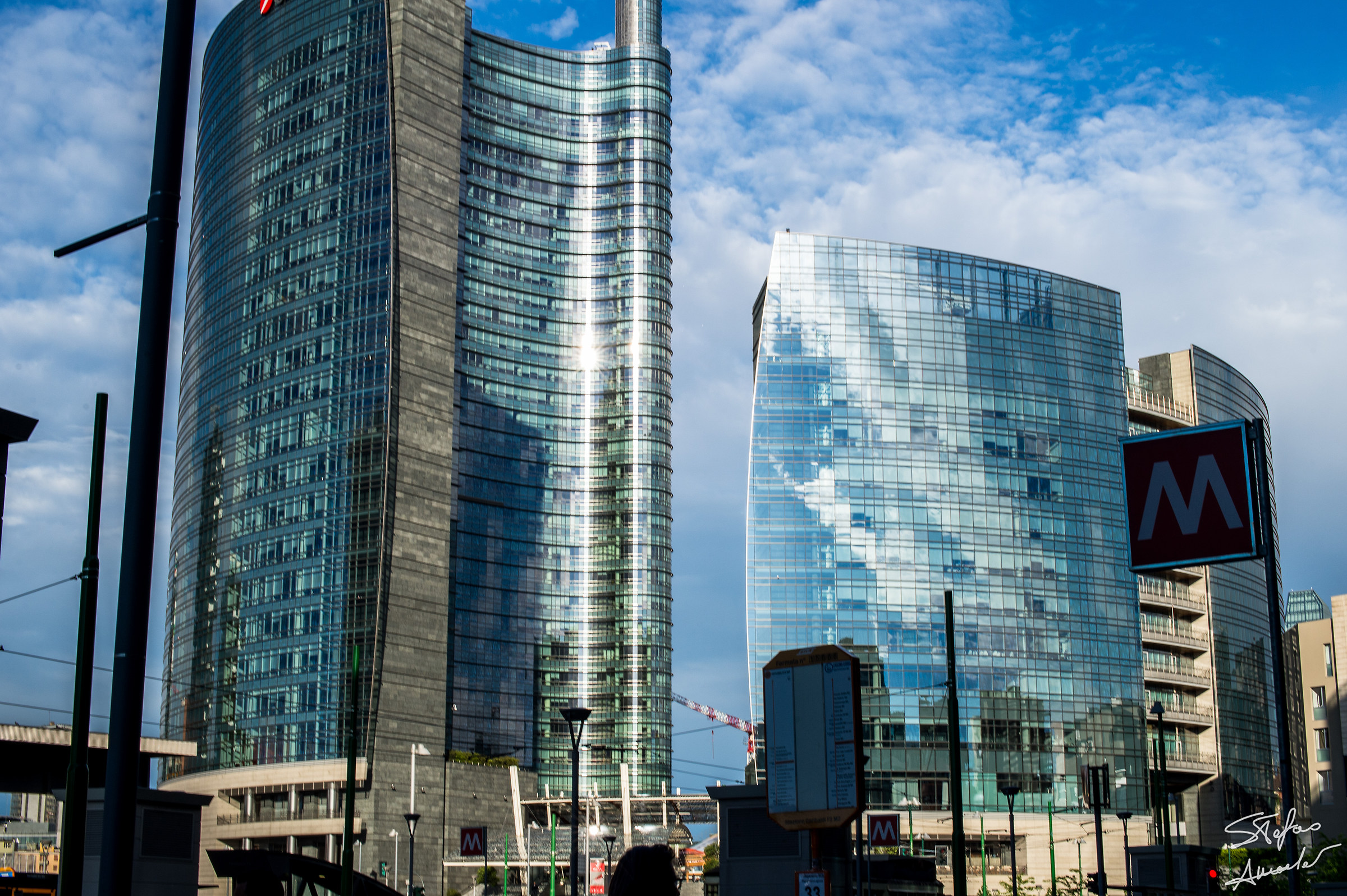 Glimpse of the tower