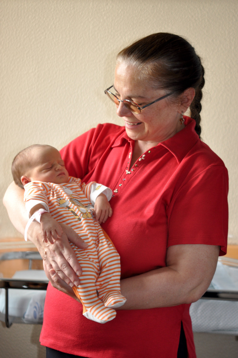 Daniela and grandmother Vera.