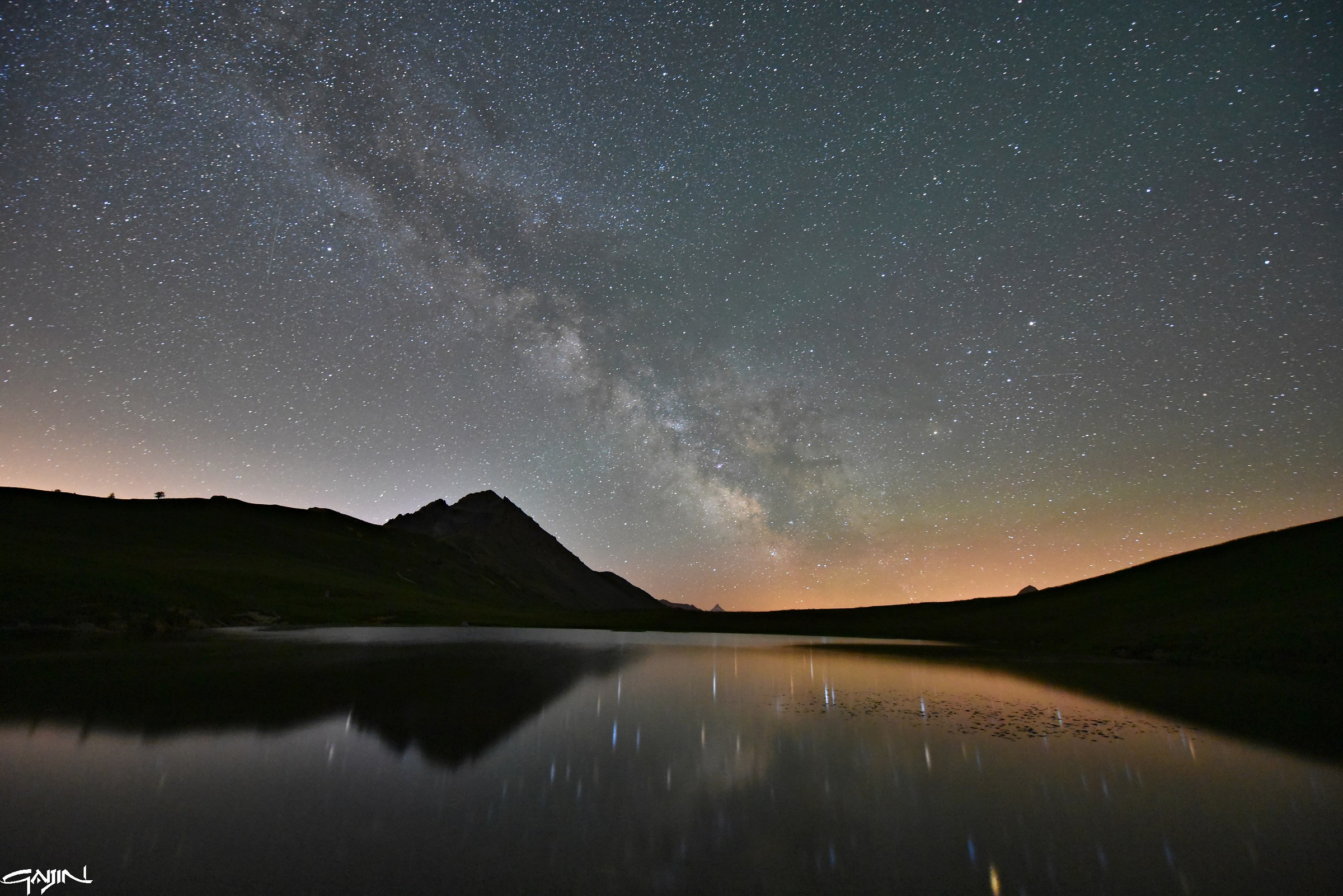 La Via Lattea sull'Aguille Rouge