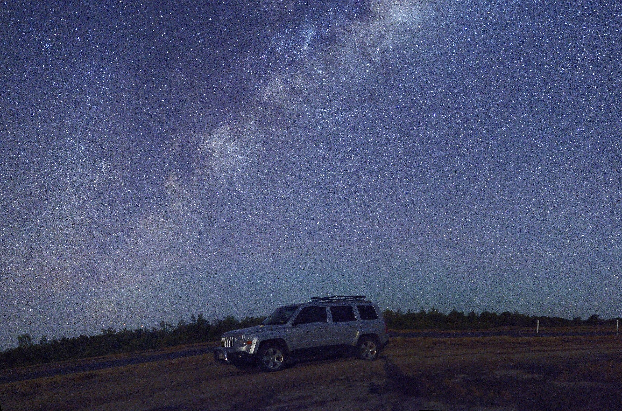 milky way, Australia Outback