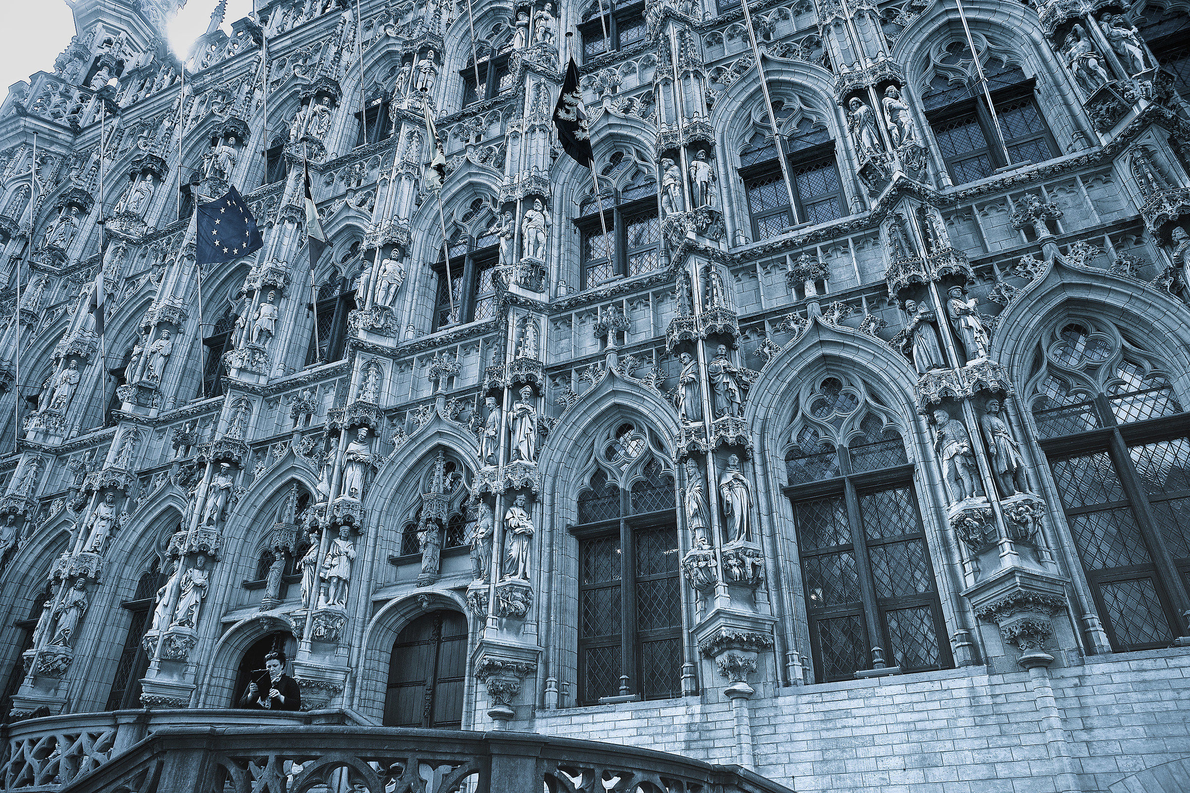 Sola coi santi e l'iPad