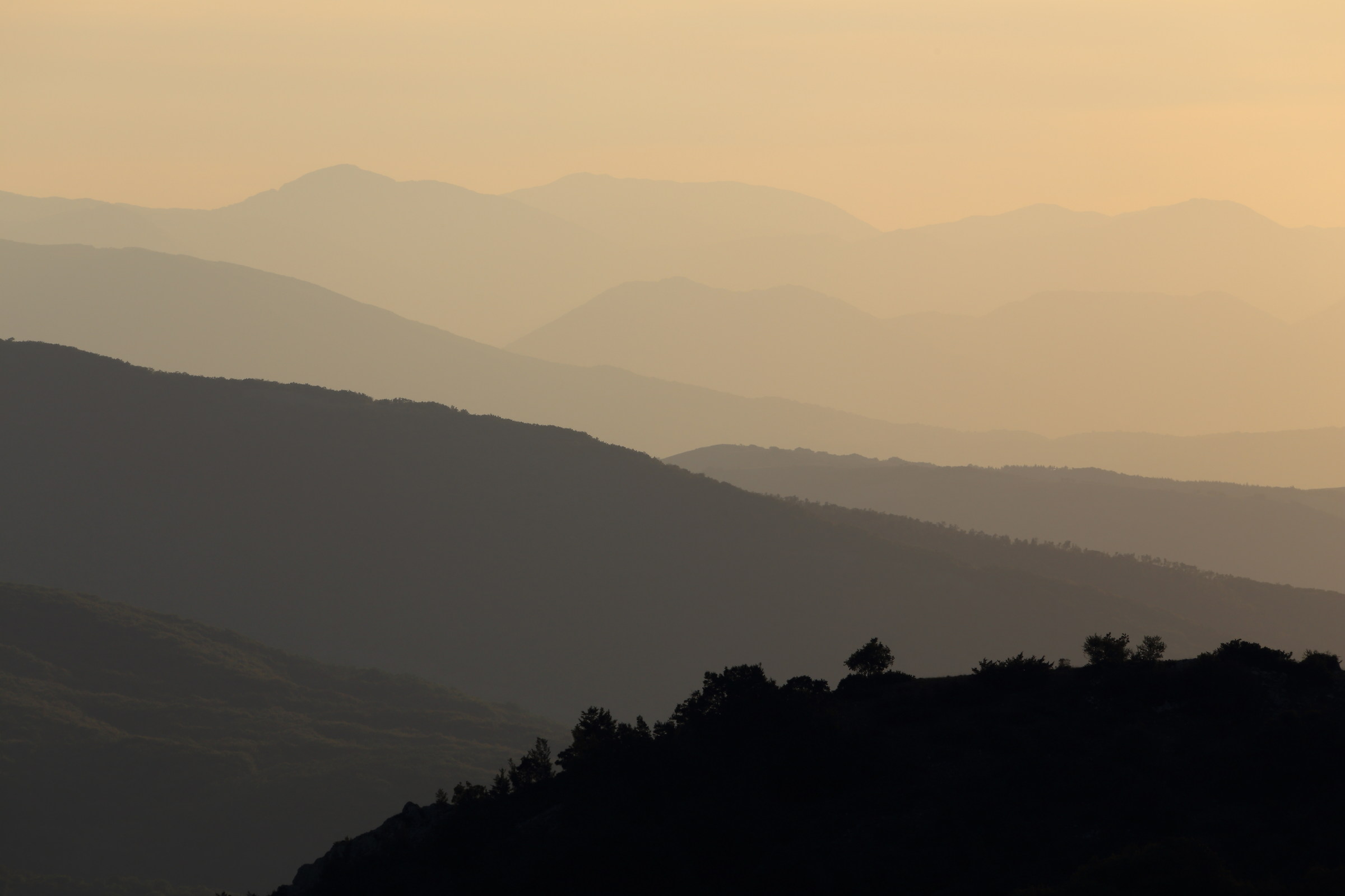 Tramonto d'Abruzzo...