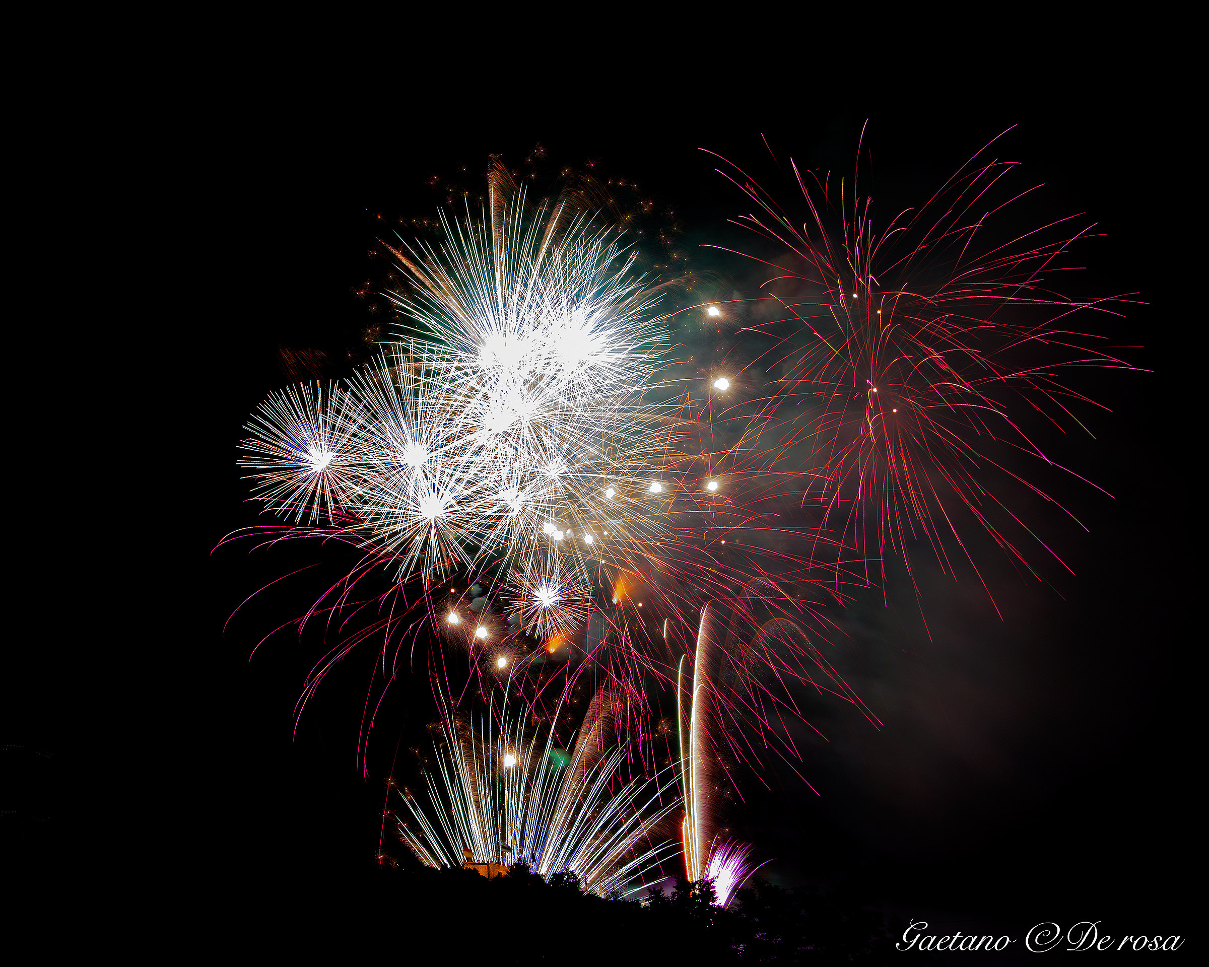 Fuochi di Sant Antonio a monte castello (Sa) 2015