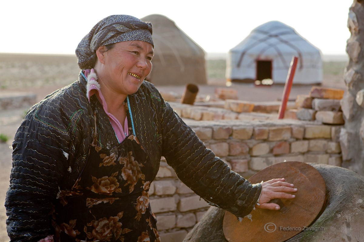Uzbekistan baker's wife