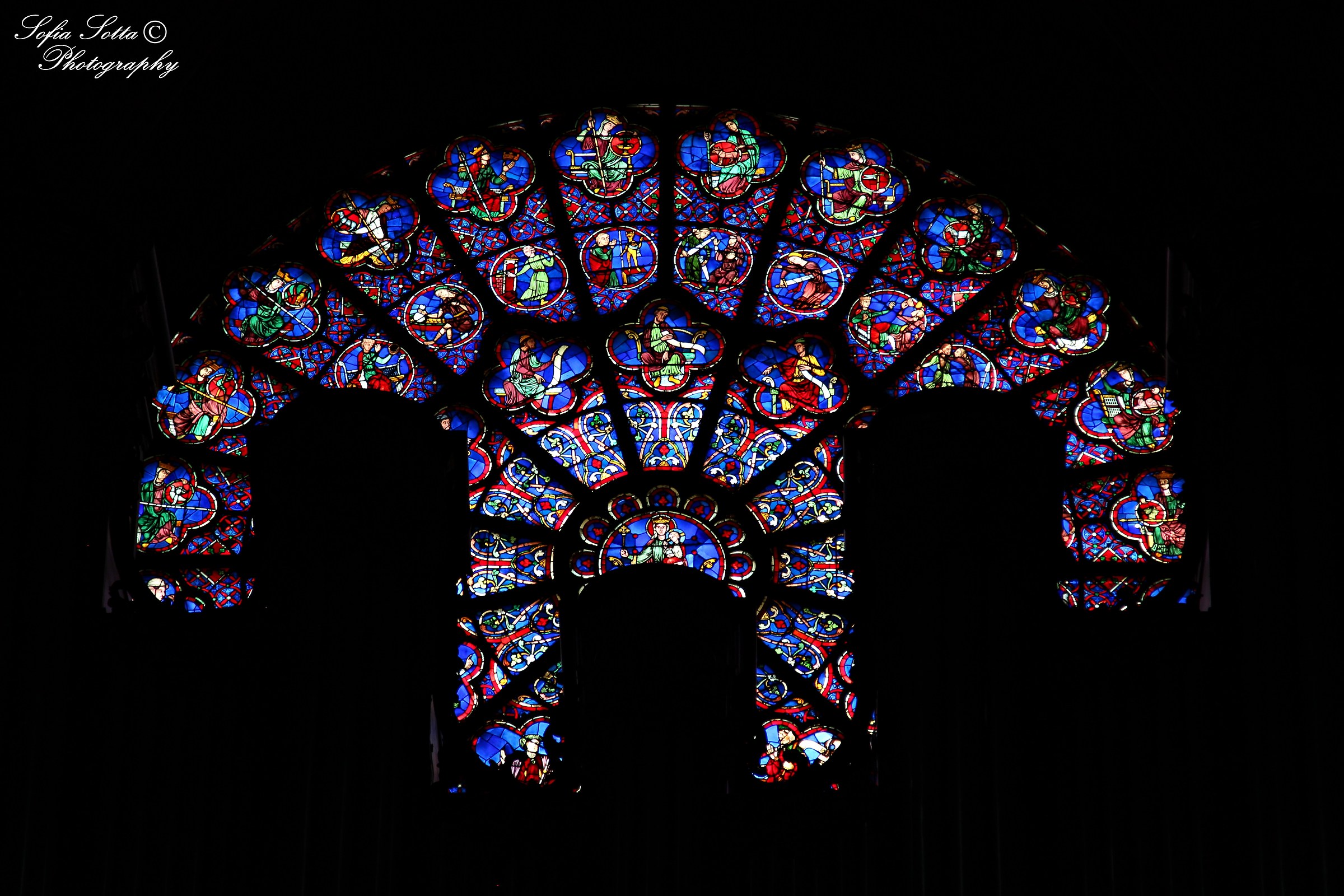 Rose window Notre Dame de Paris