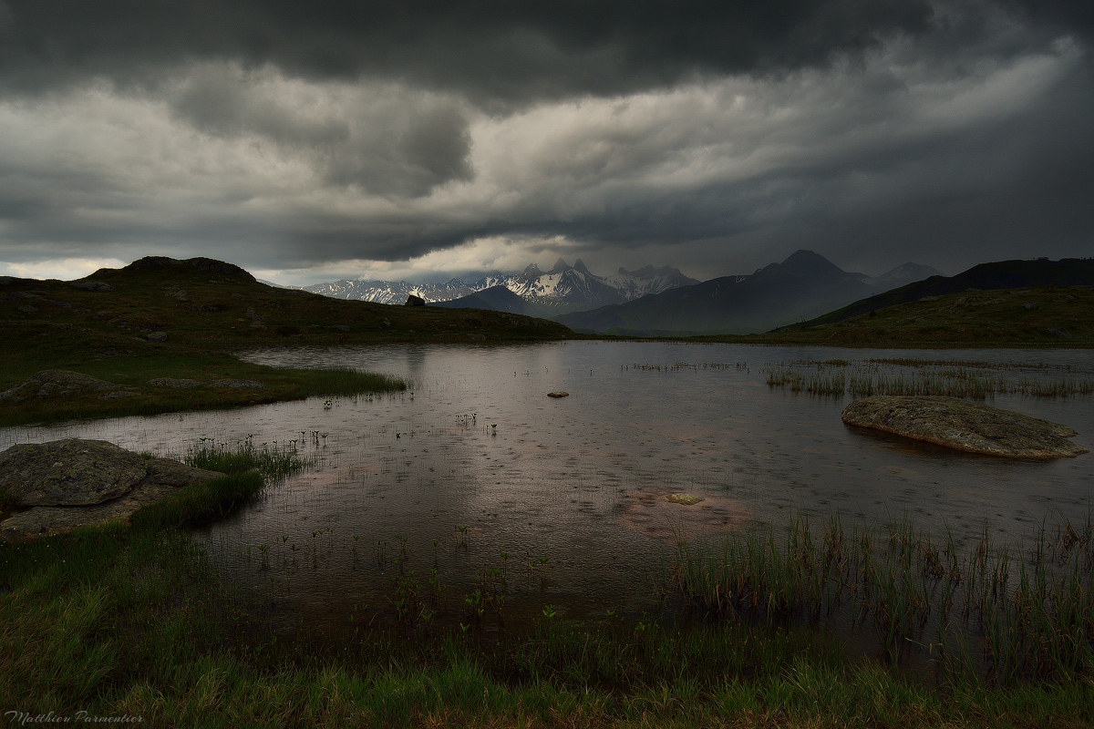 And then the rain...