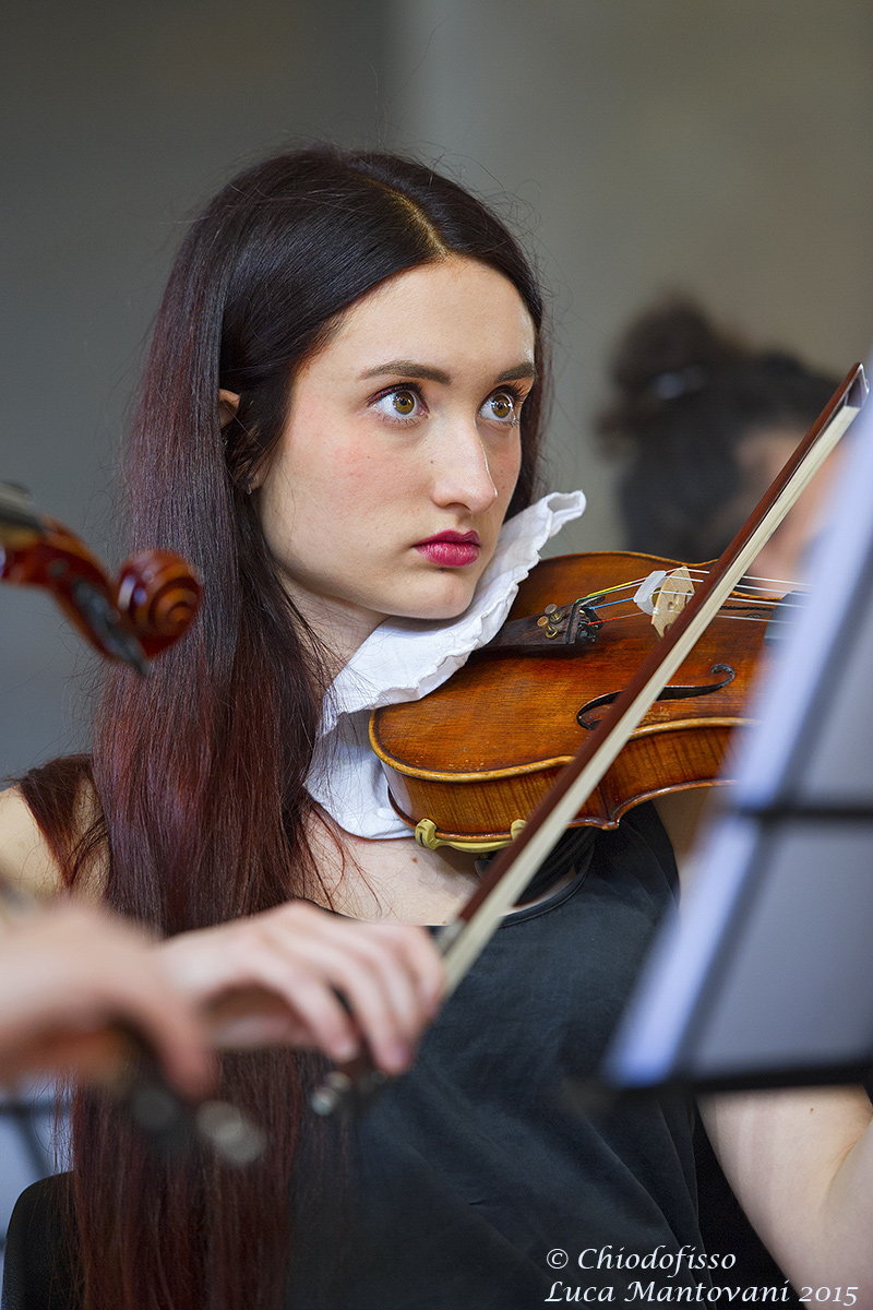 Violinista a Bergamo Alta