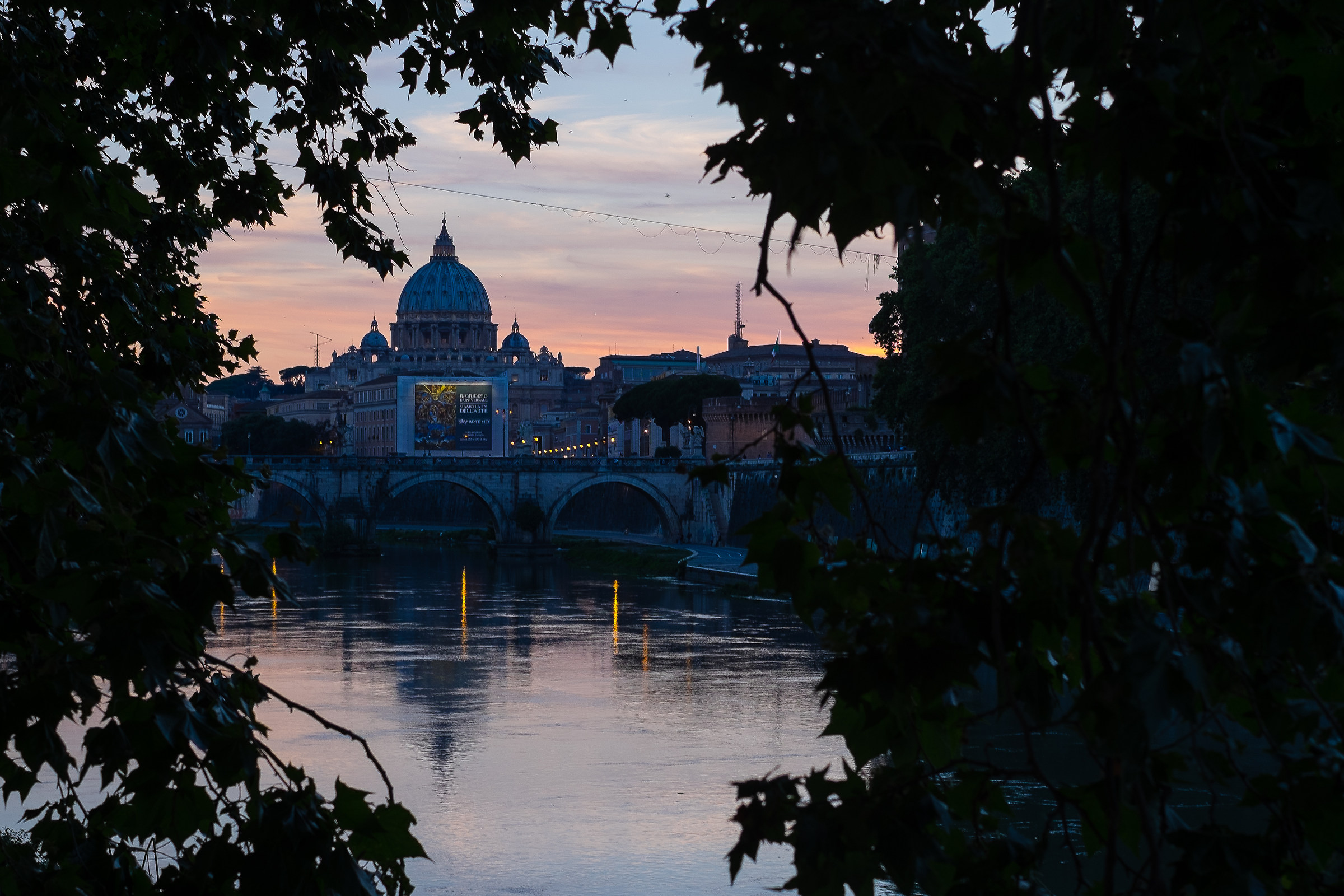 San Pietro al tramonto