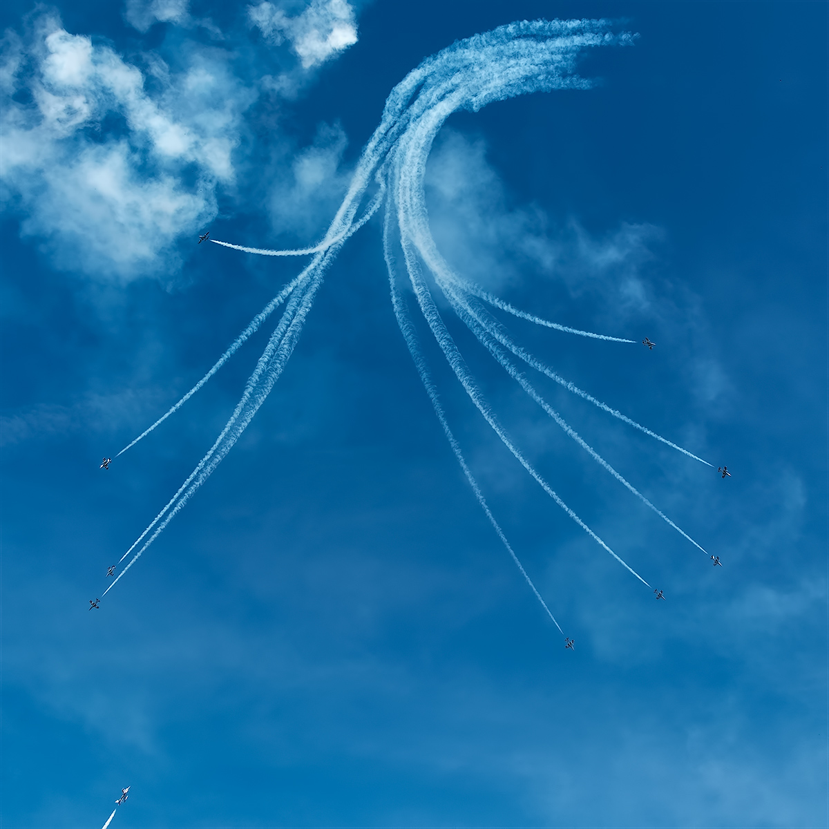 Formazione apertura bomba (Frecce tricolori)