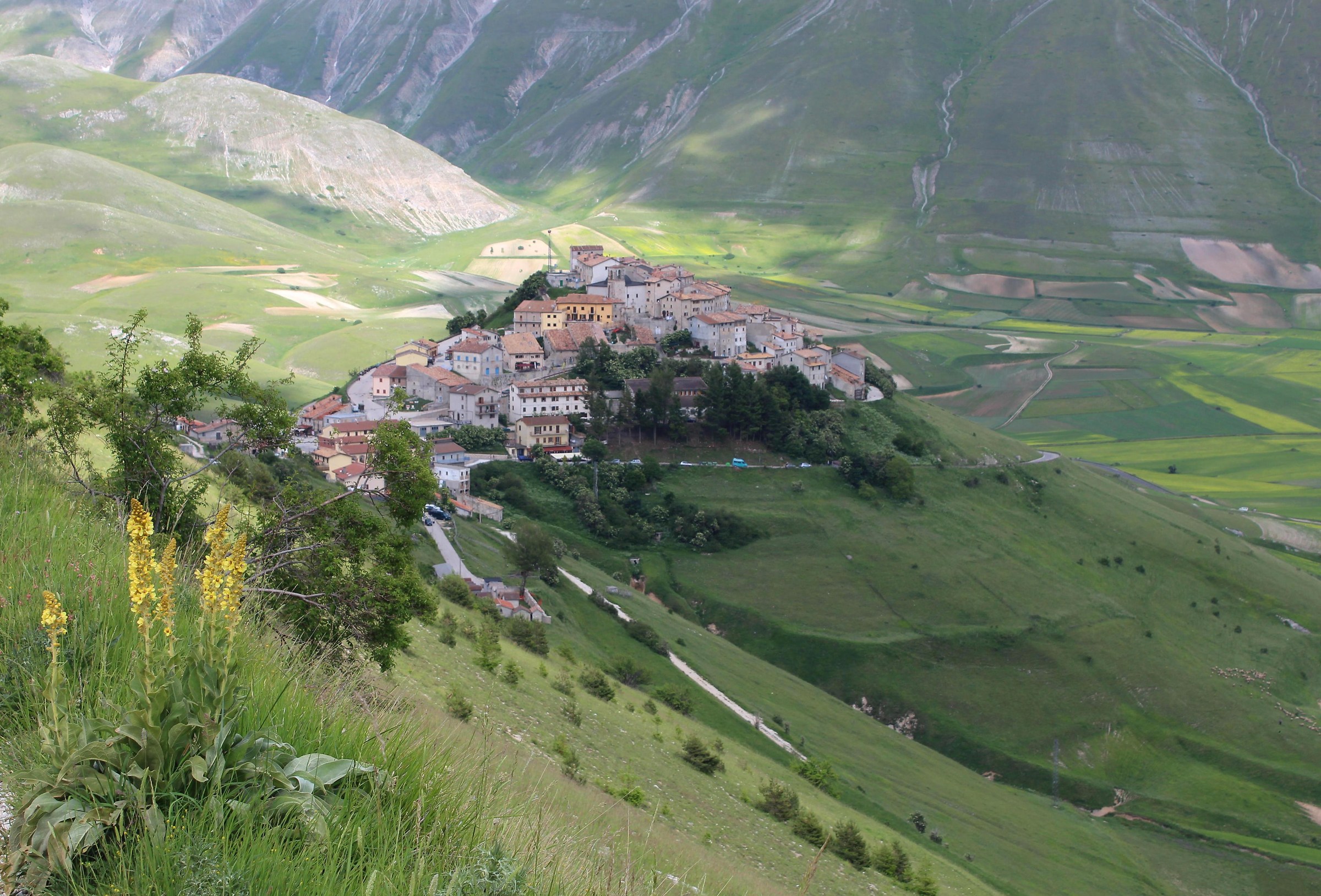 Castelluccio dall'alto...