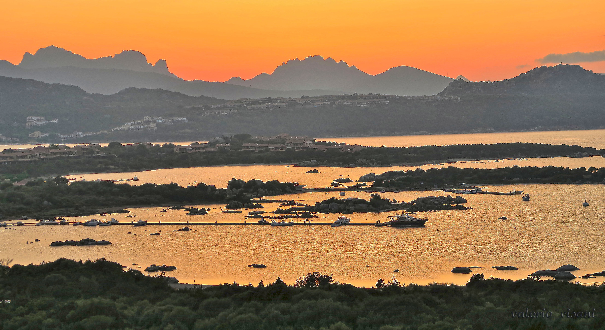 Tramonto al golfo di marinella