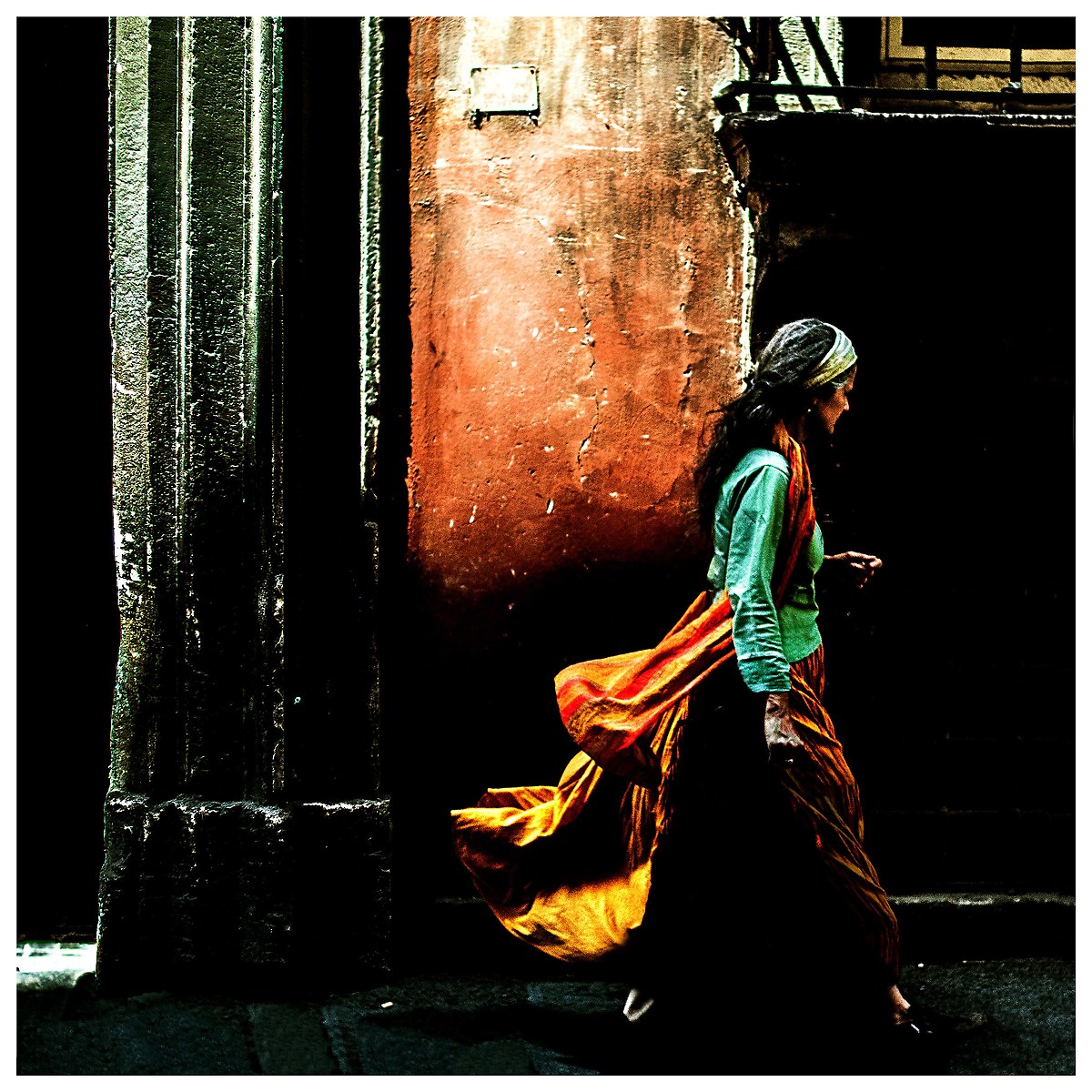 the woman in the painting