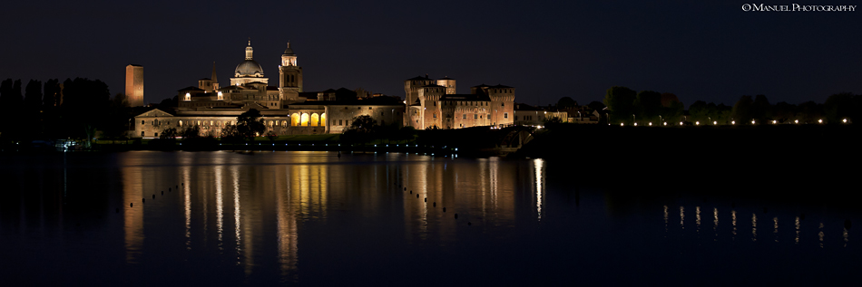 Mantova on night