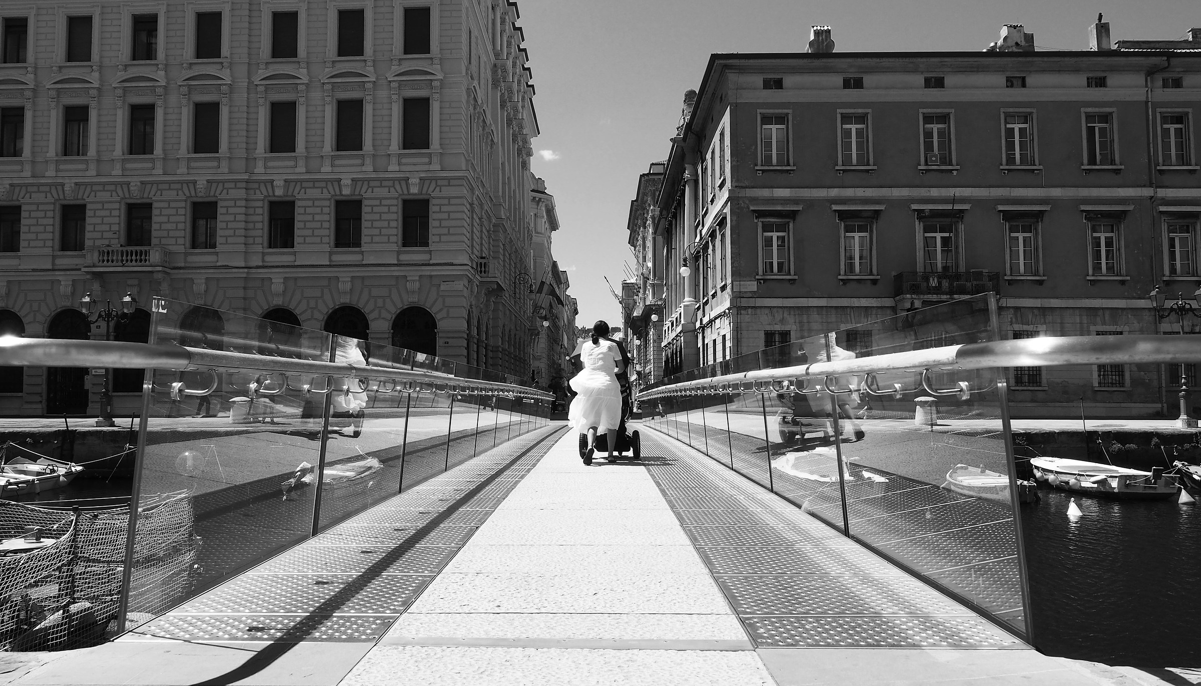 ... On the bridge ...