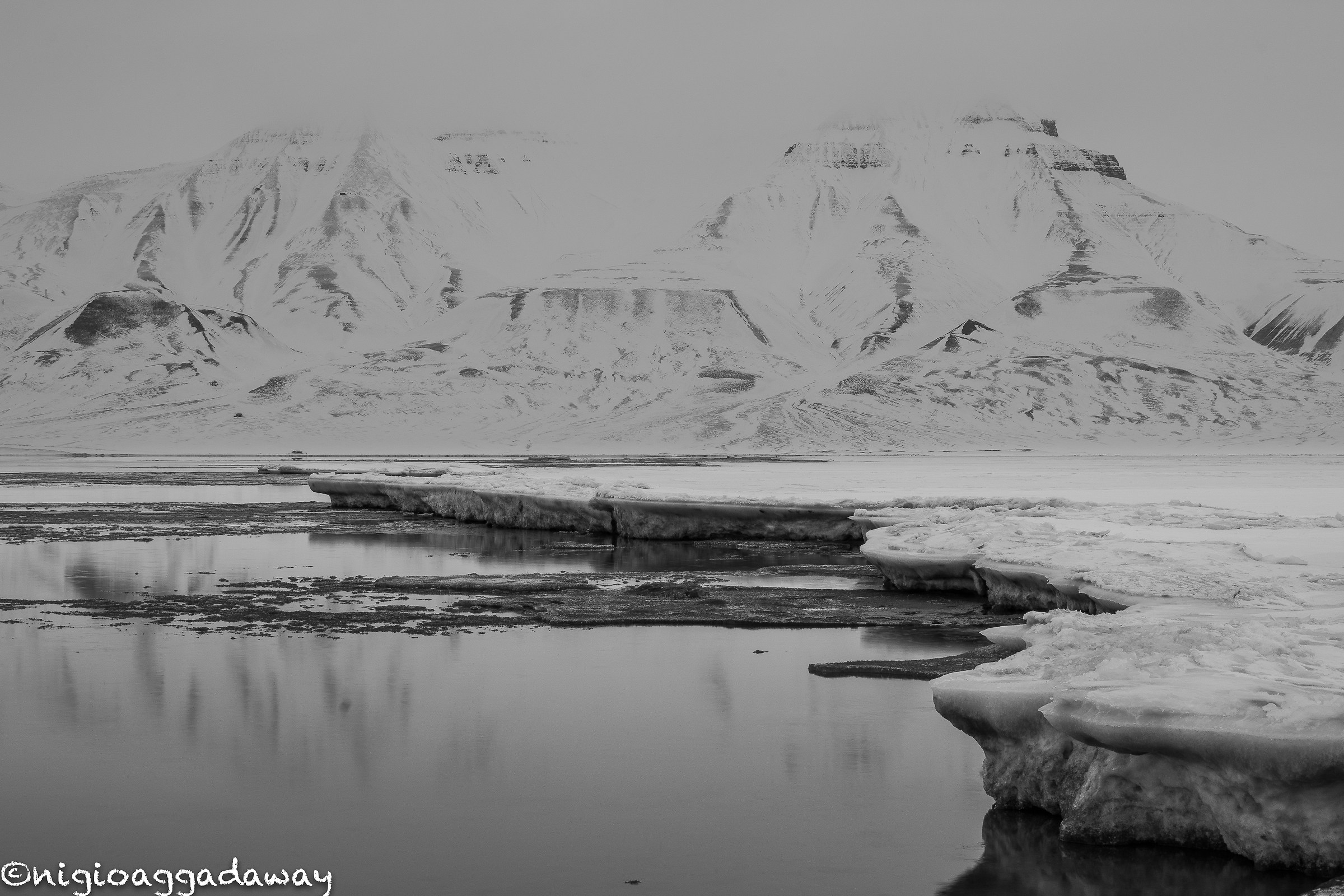 ..fiordo in b & w ..