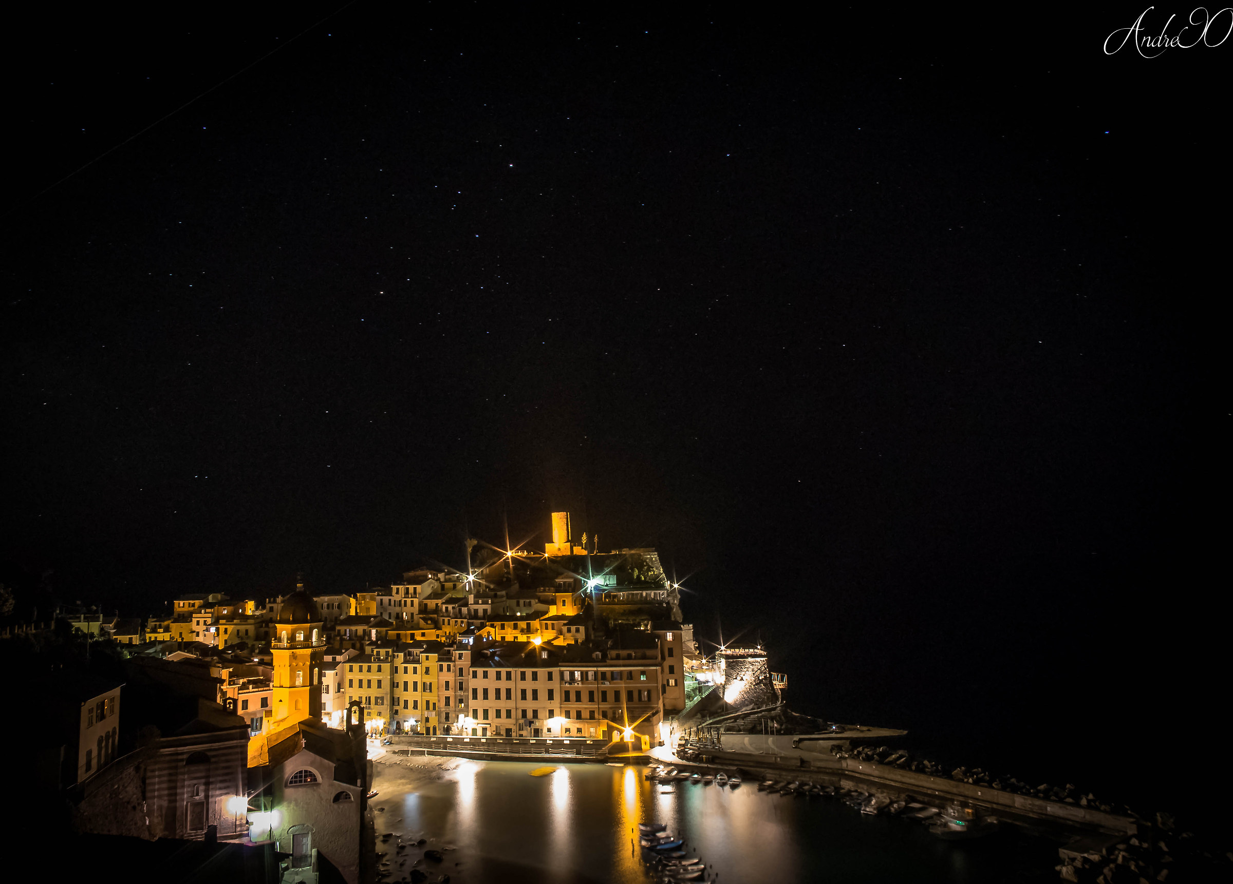 La notte a Vernazza