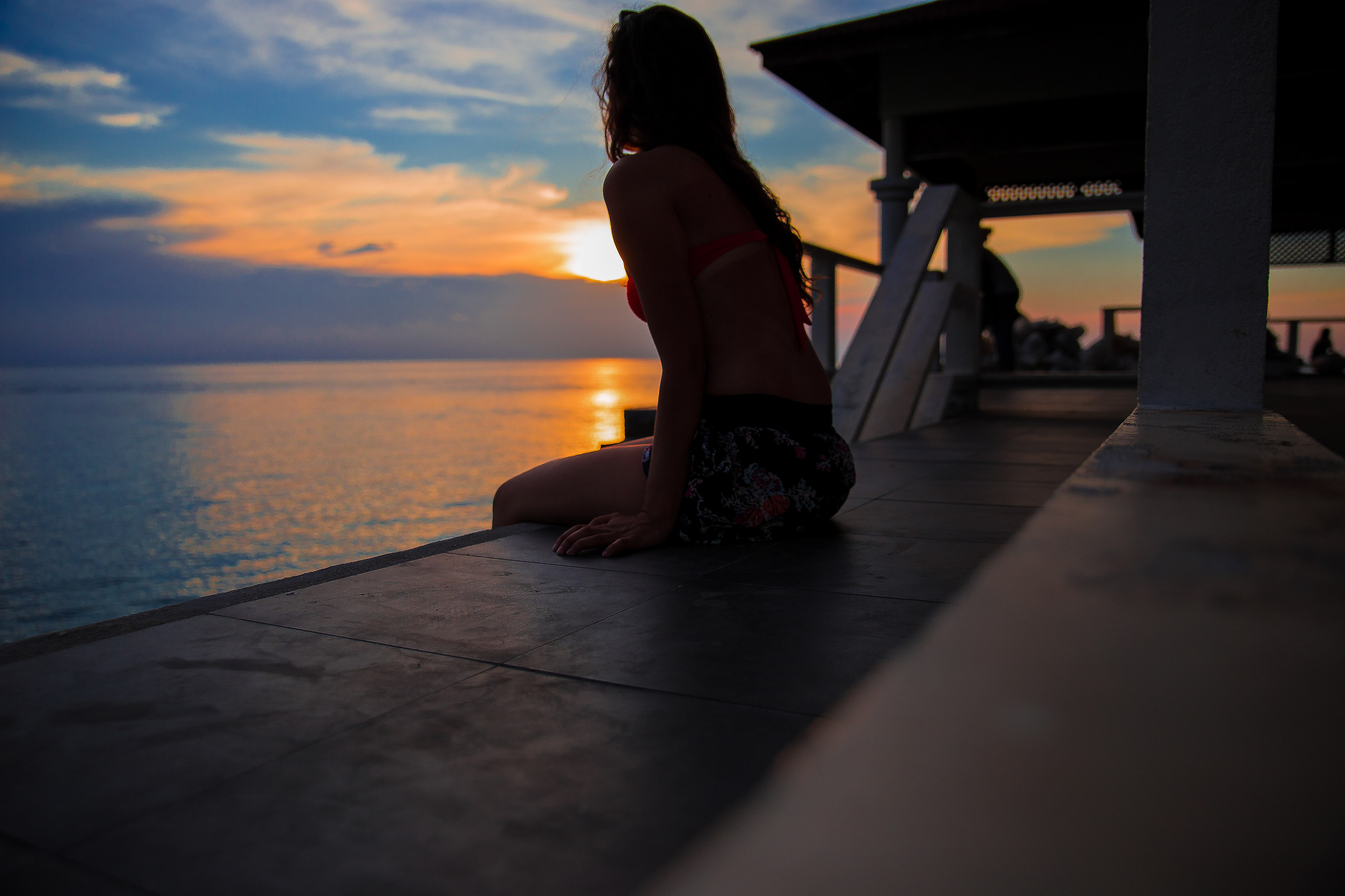 Self-timer #sunset