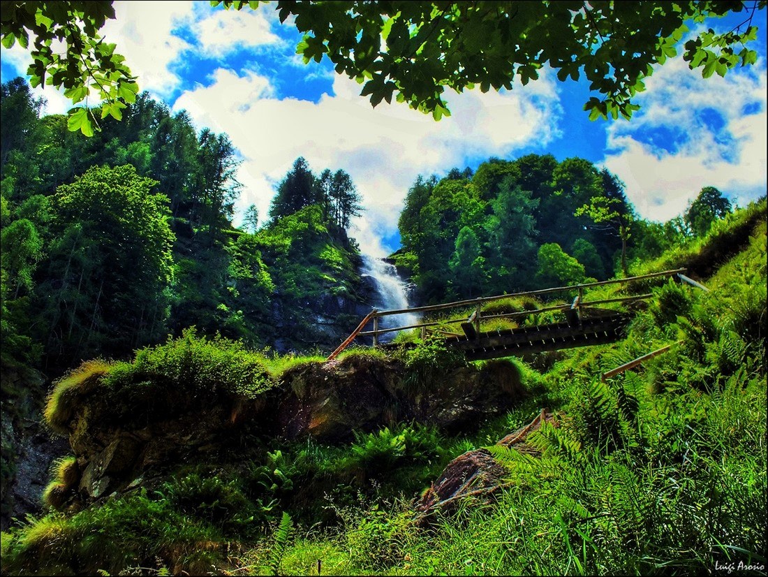 Finally the waterfall