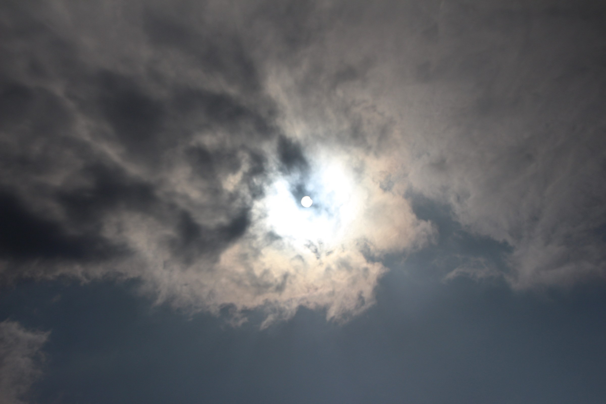 Solar eclipse in 2014.