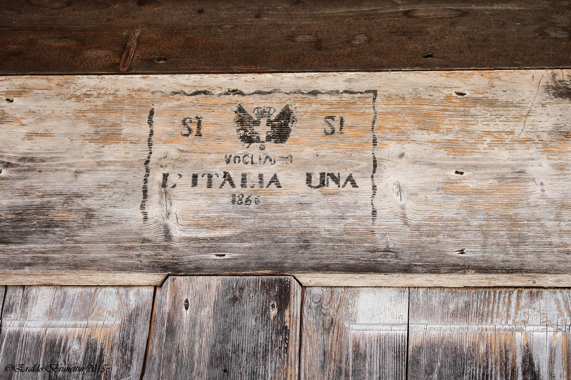 Especially on old door at Socchieve (Ud)