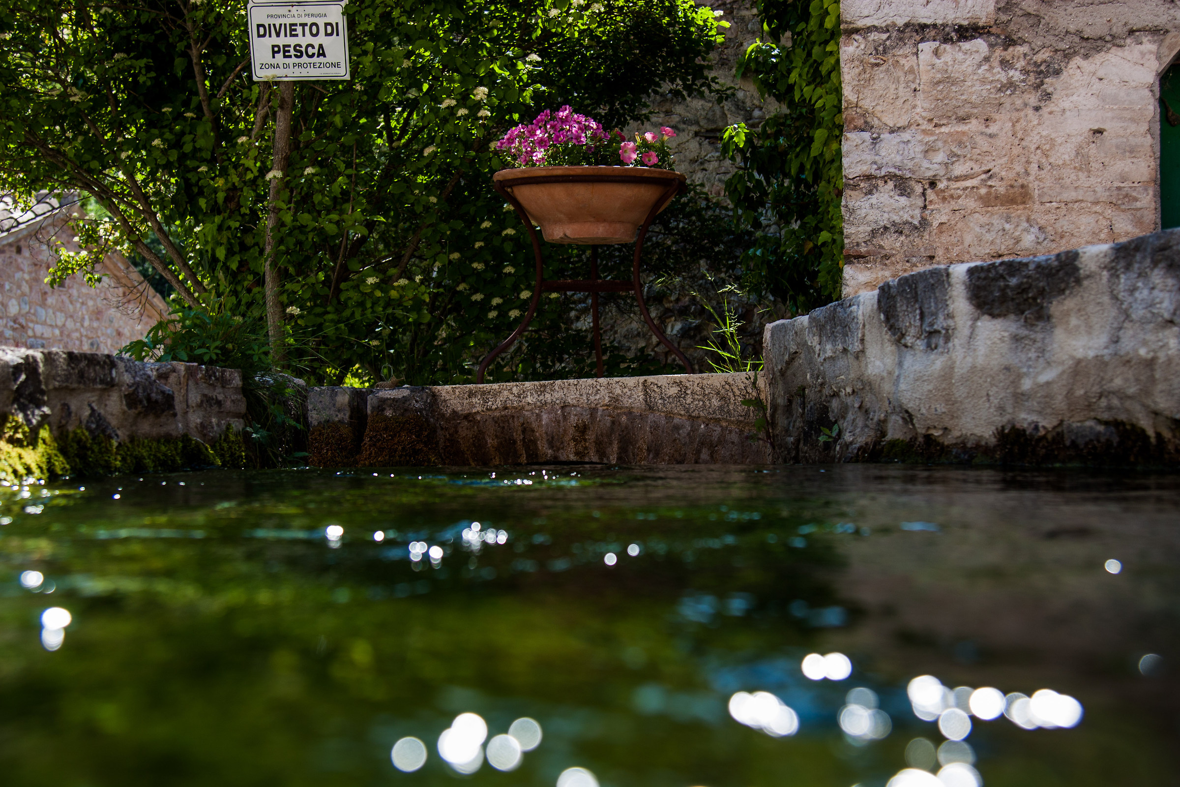 Acqua calma a Rasiglia
