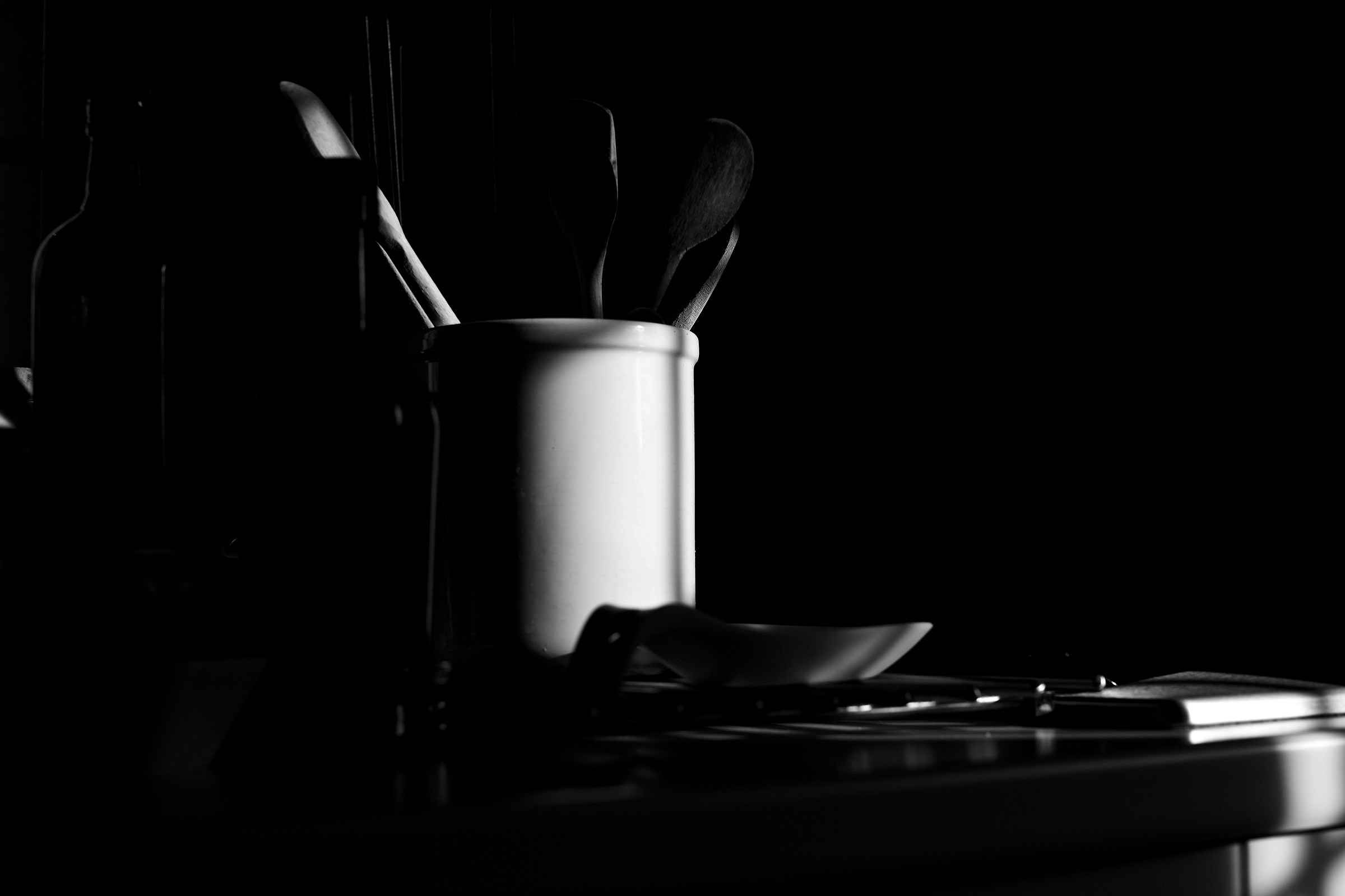 Kitchen before the sunshine