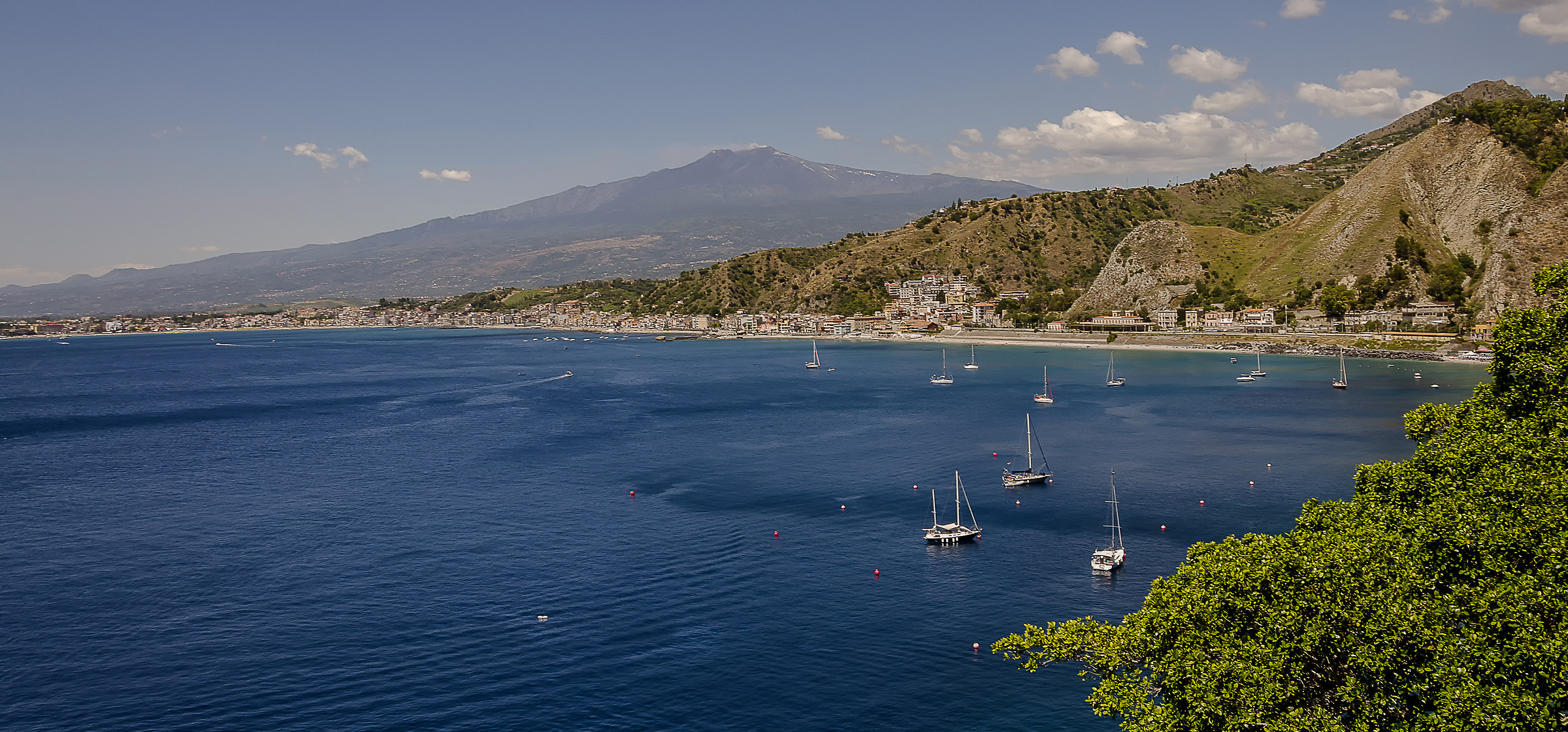 Panorama from Cape Taormina