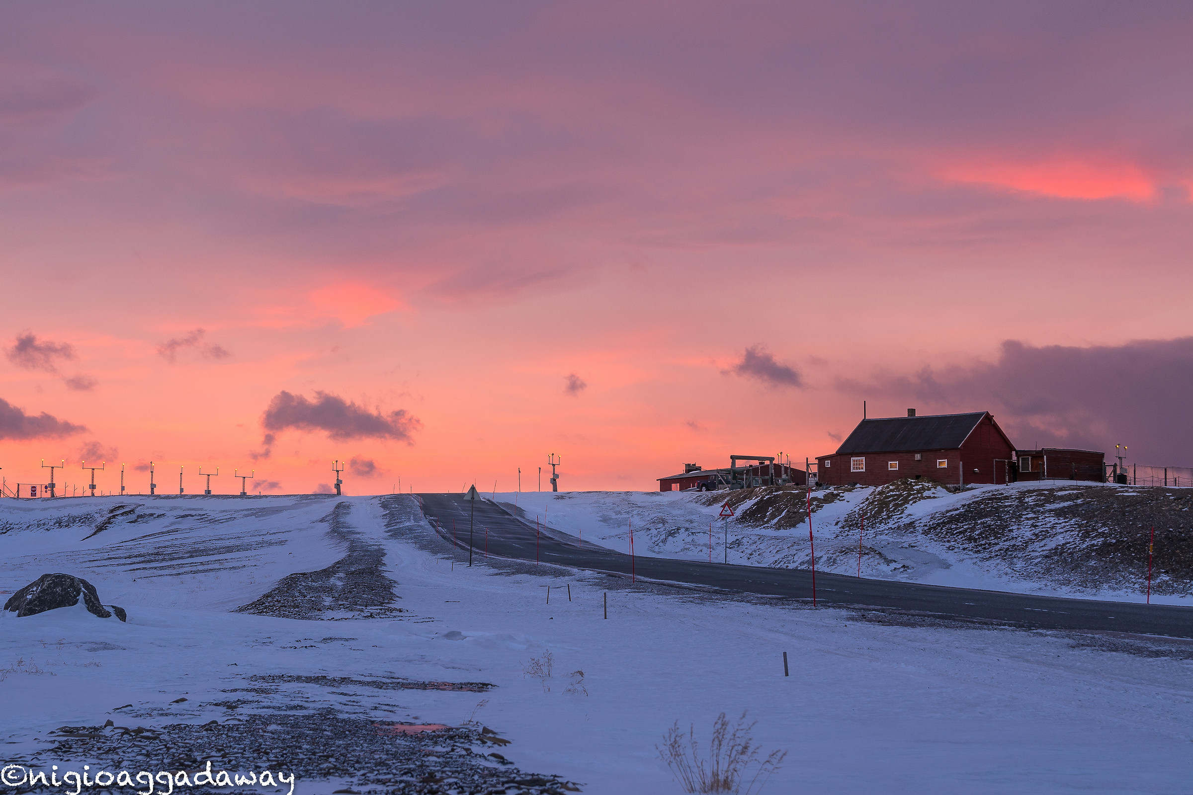 ..sulla way to the airport ..