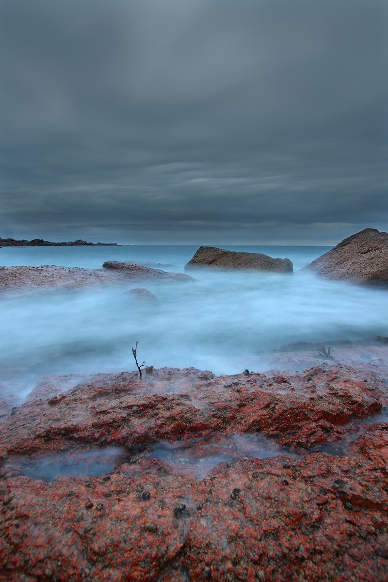 Pink granite coast