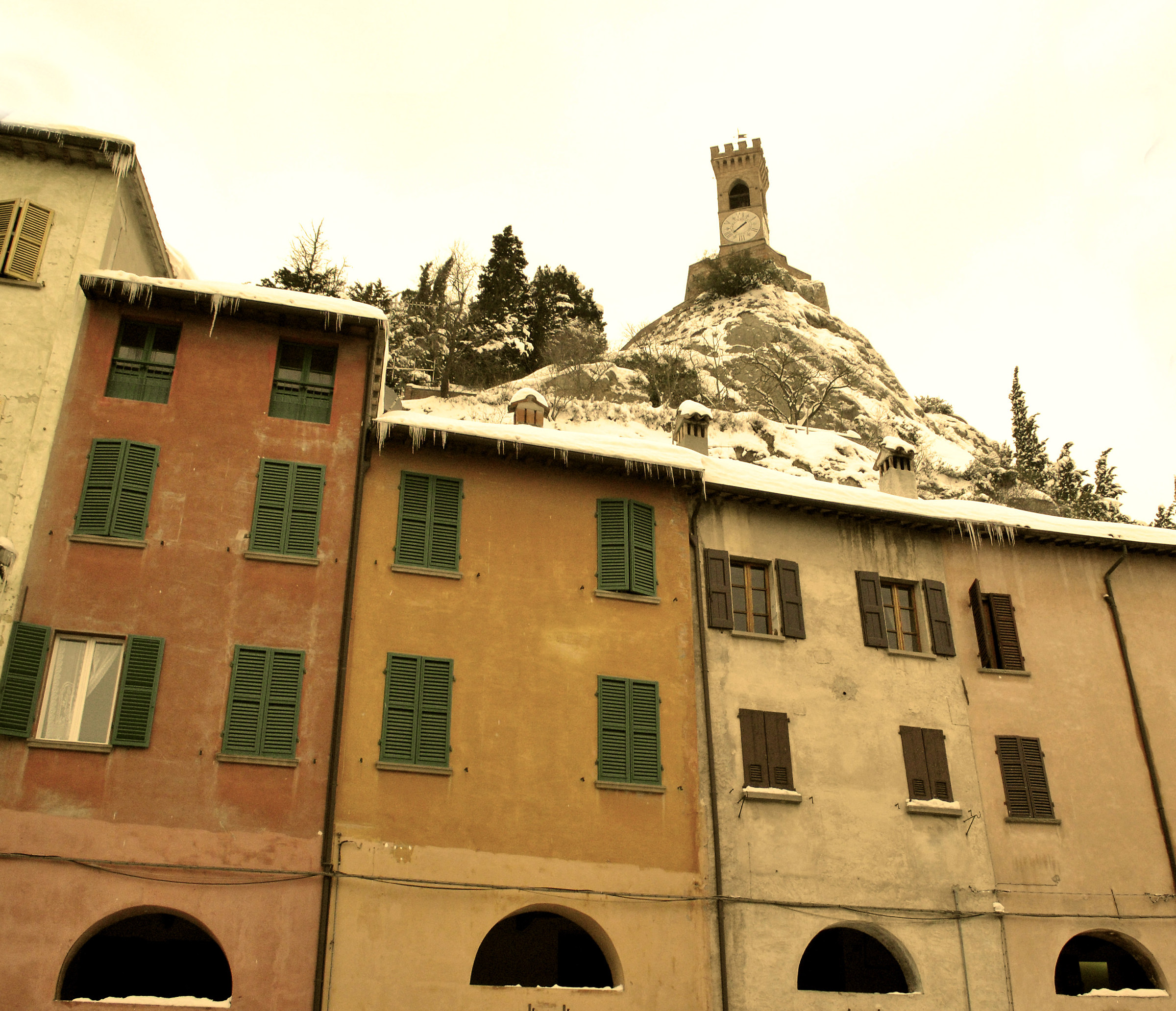 Via degli Asini e Torre dell'Orologio