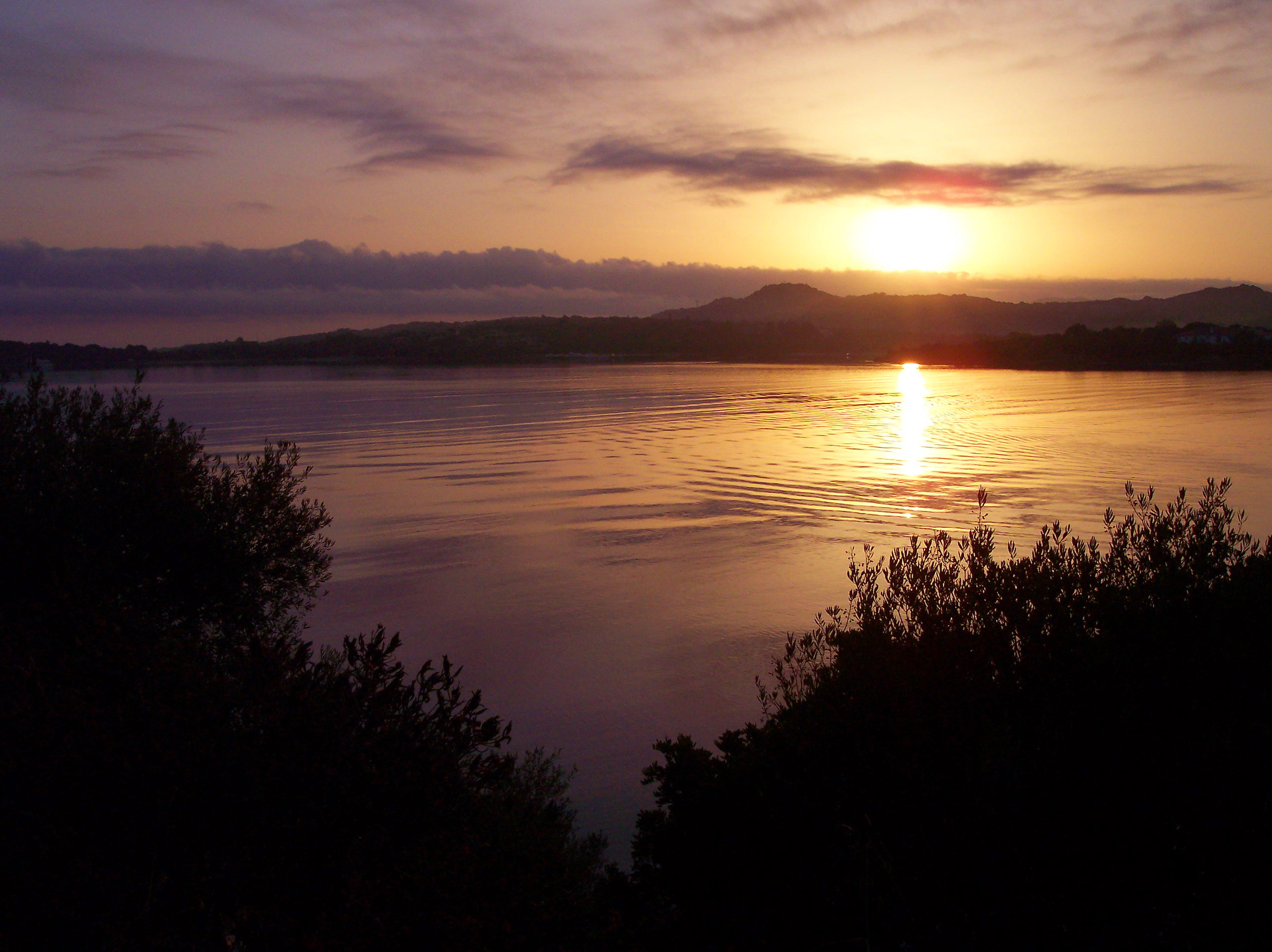 Dawn in the Gulf oranges (Sardinia)