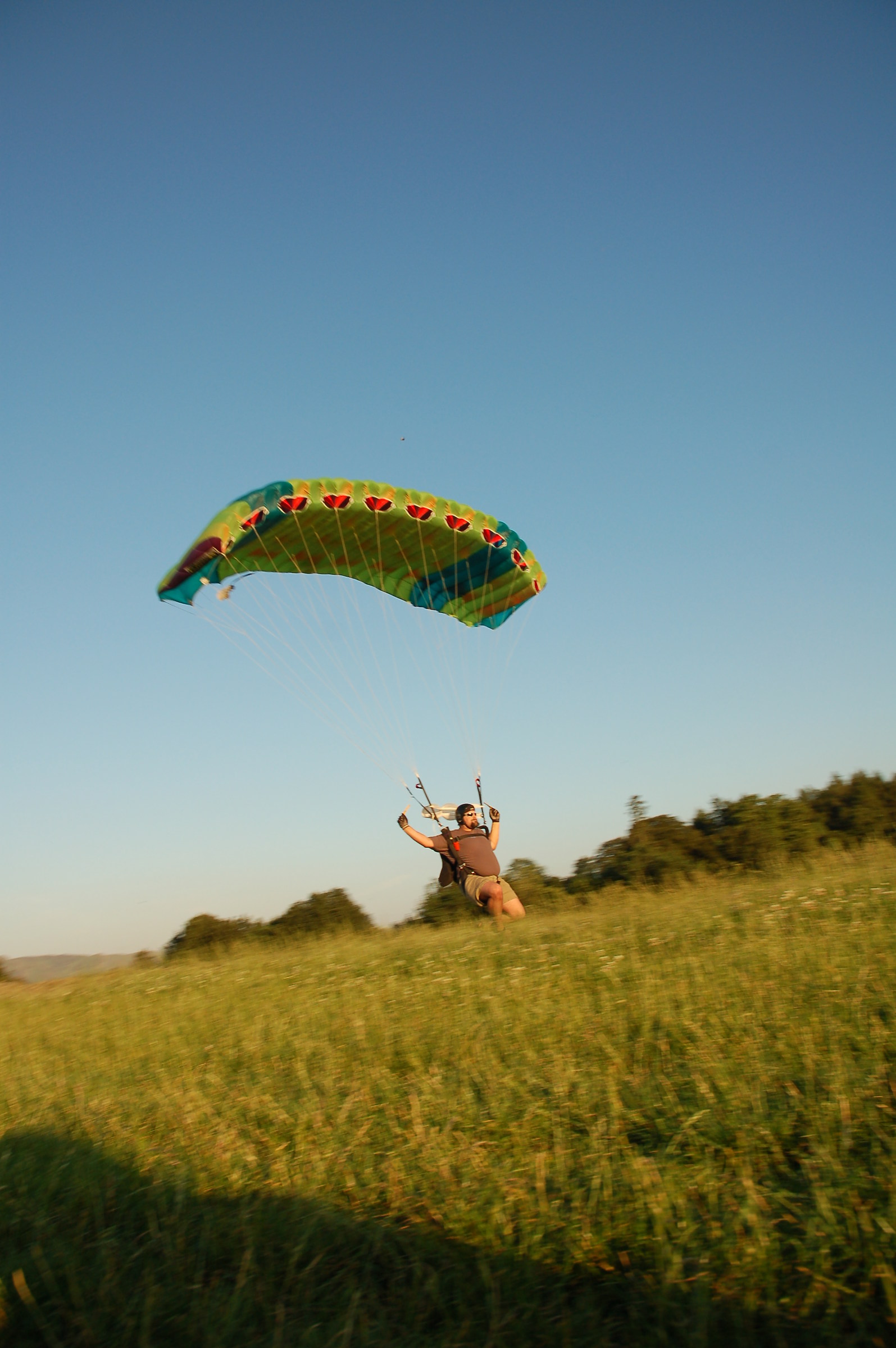 Atterraggio in Sunset.
