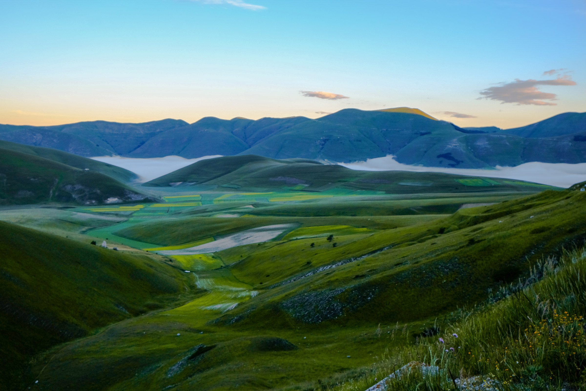 Verso Castelluccio...