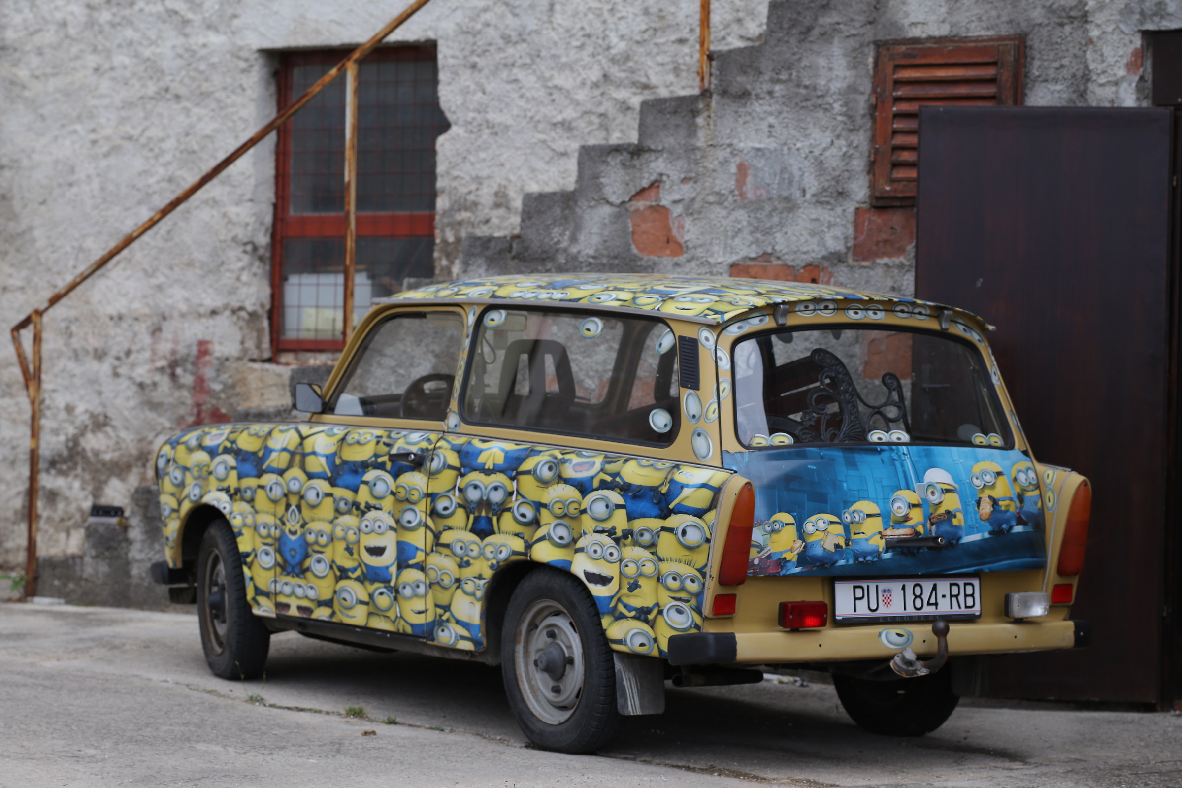 La mitica Trabant 2 tempi....