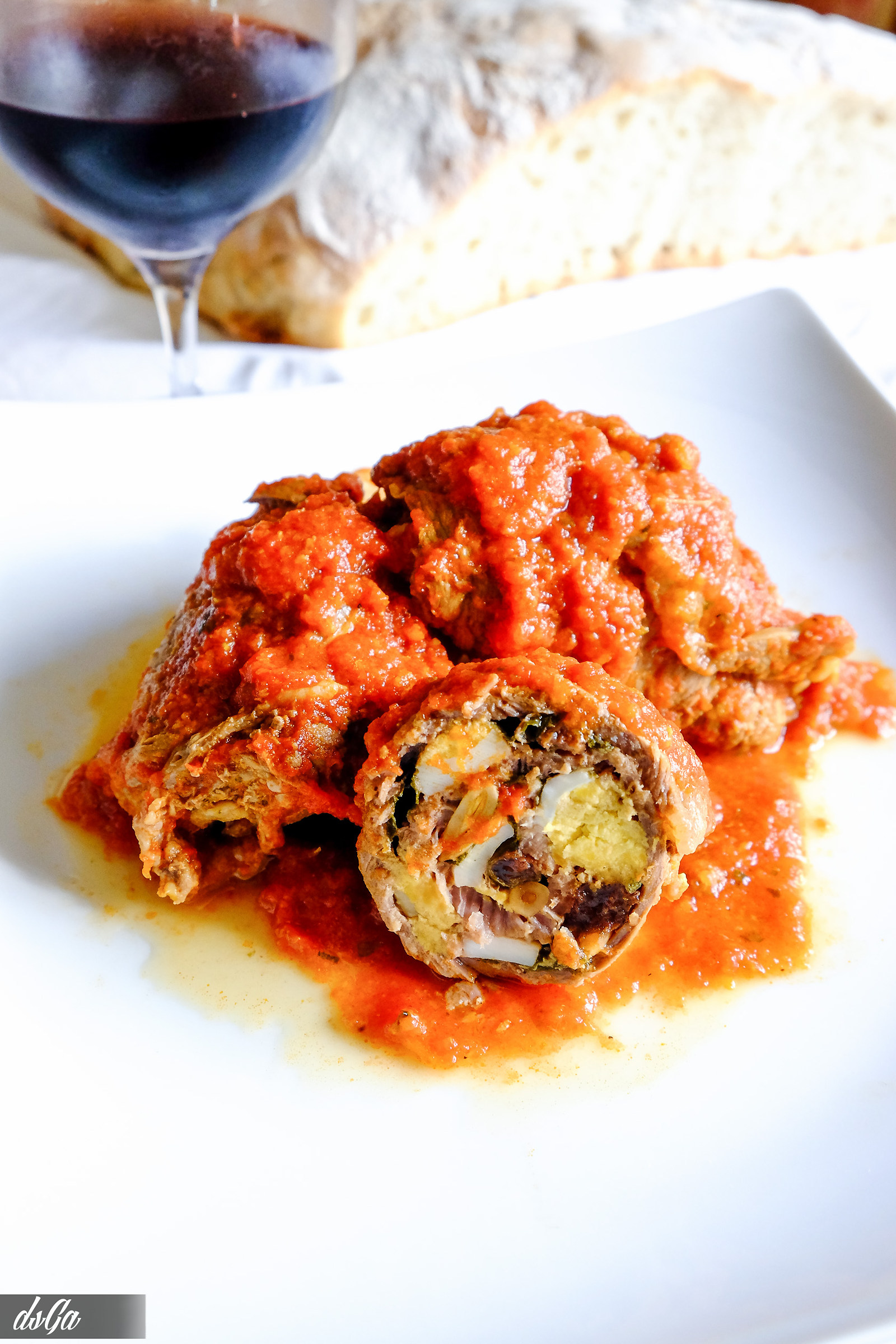 Involtini di carne alla napoletana
