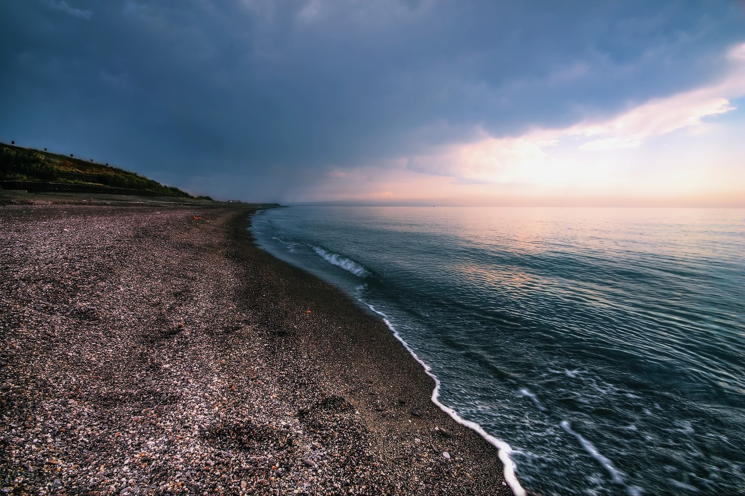 On the beach at Campora S. Giovanni - HDR