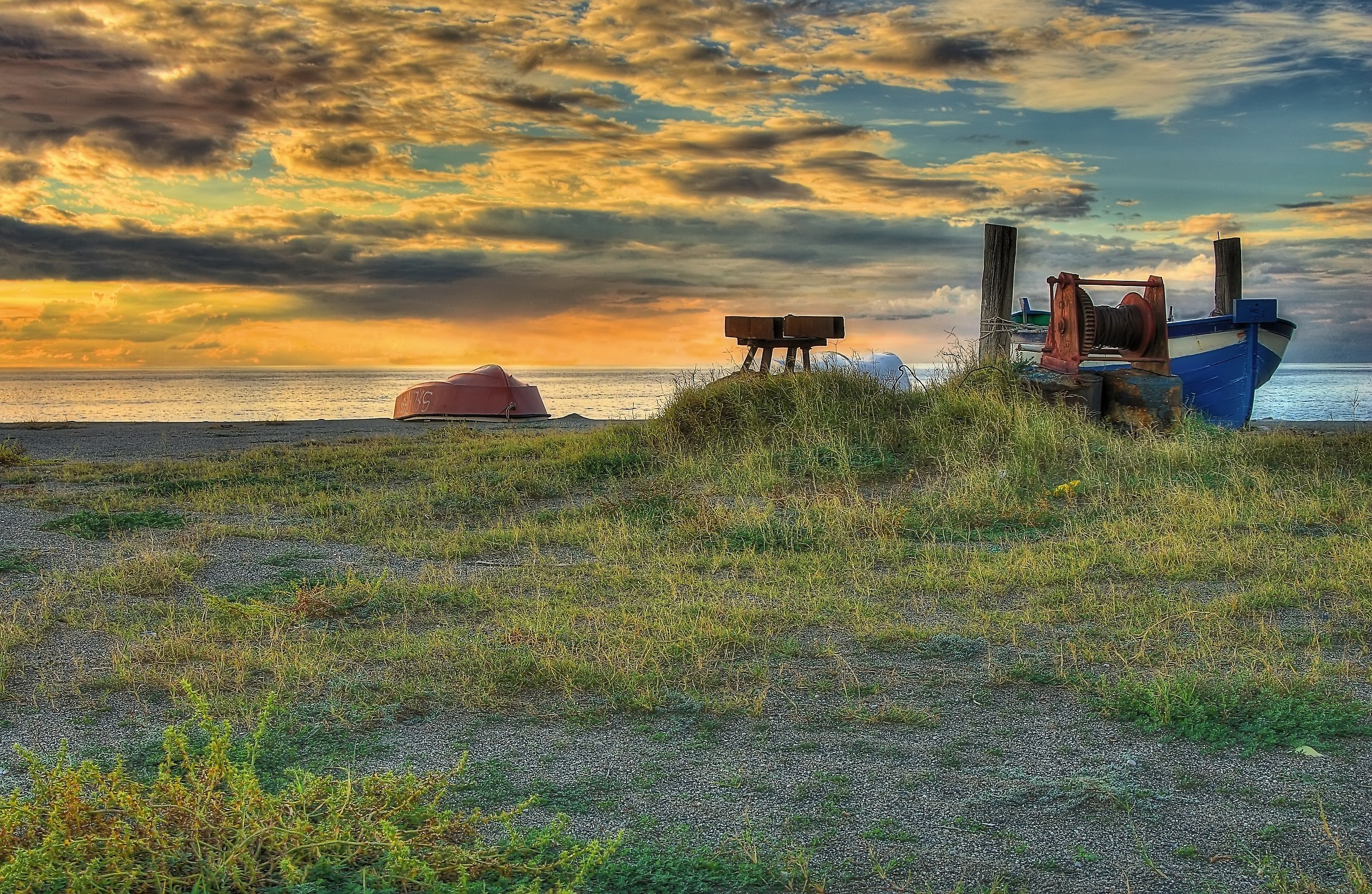 On the beach - HDR