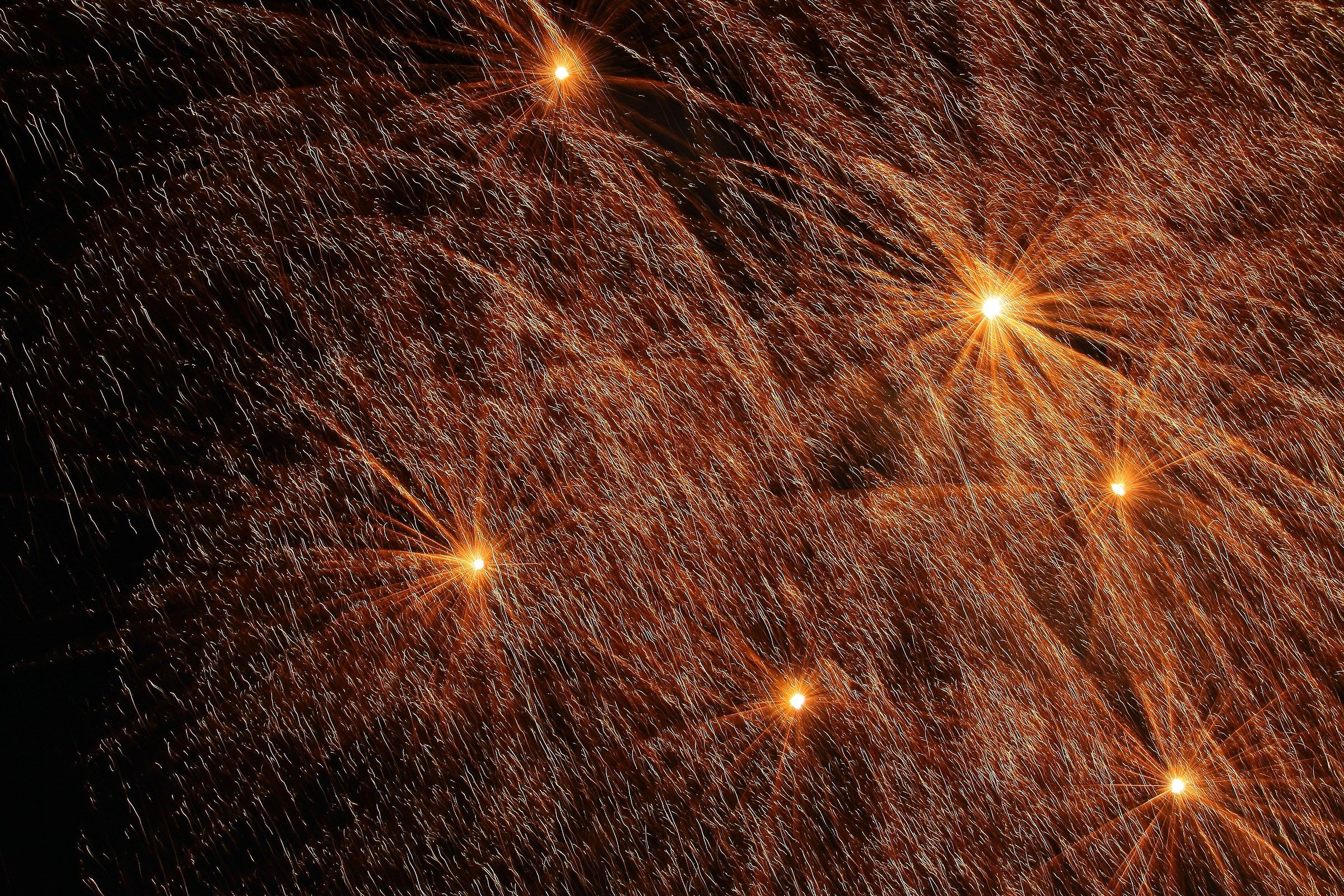 Una cascata scintillante