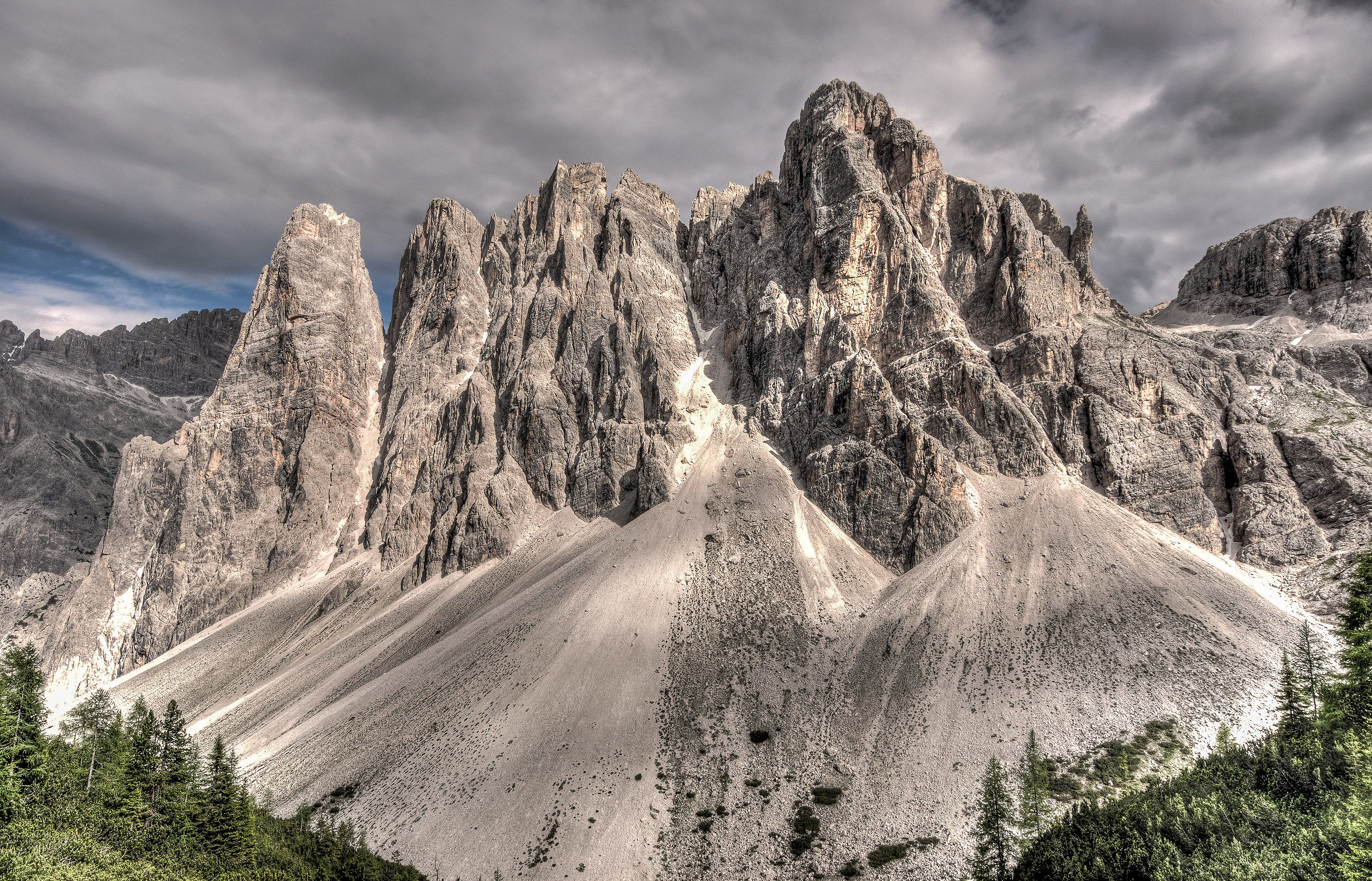 Cima Una, un po prima del tramonto