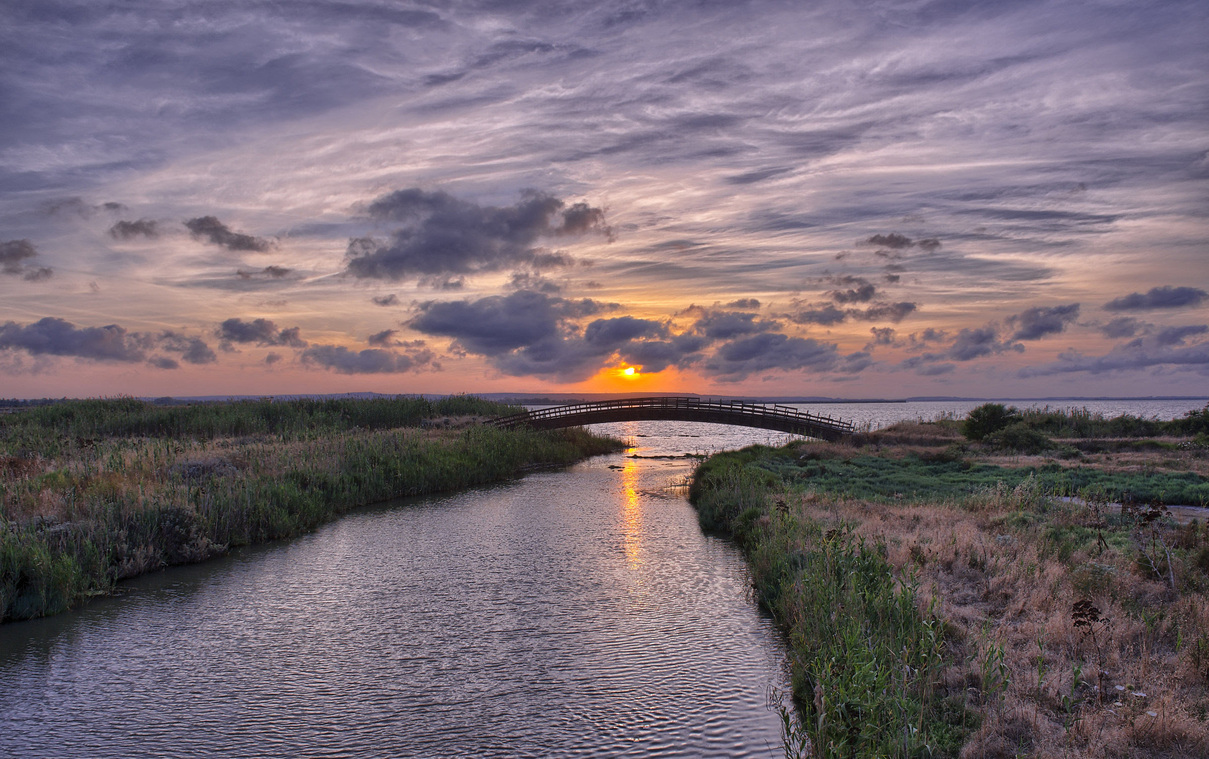 Cabras - Lo stagno al tramonto