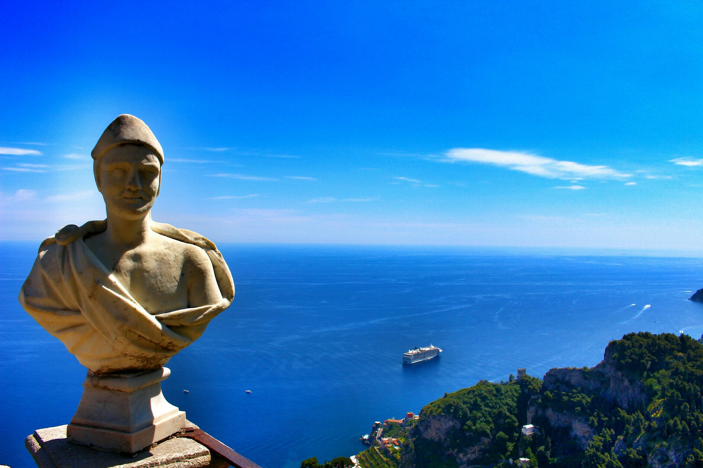 Ravello veduta da villa cimbrone