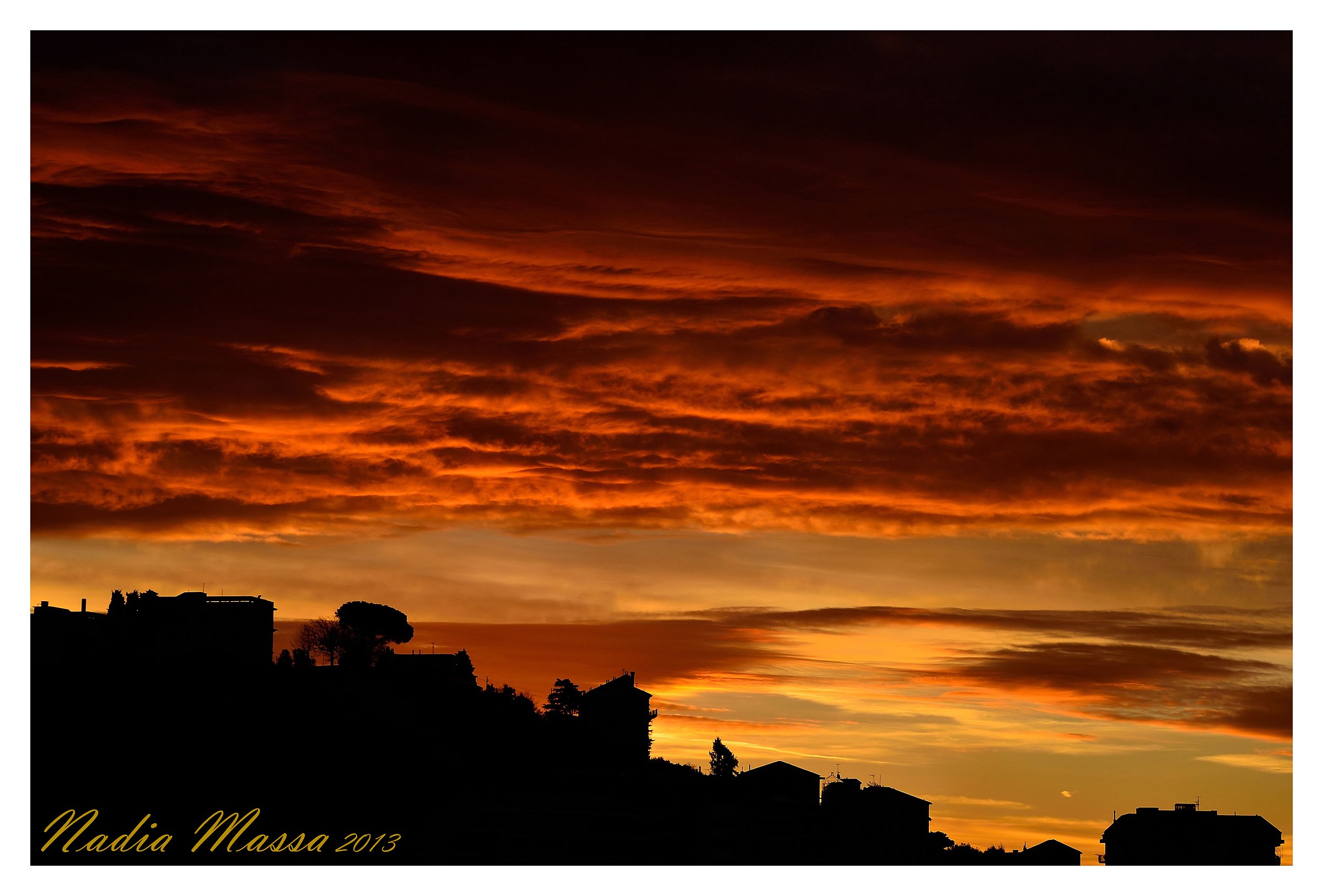 Sunrise from my balcony ...
